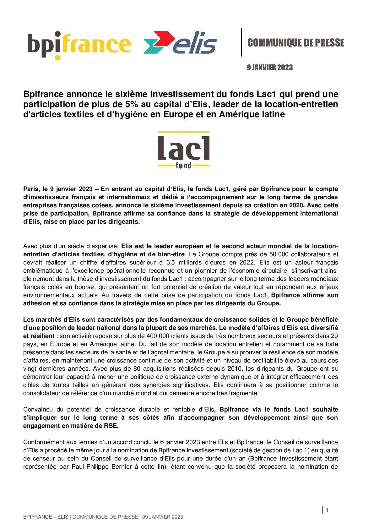 2023 01 09 – CP Bpifrance – Lac1 entre au capital d’Elis.pdf