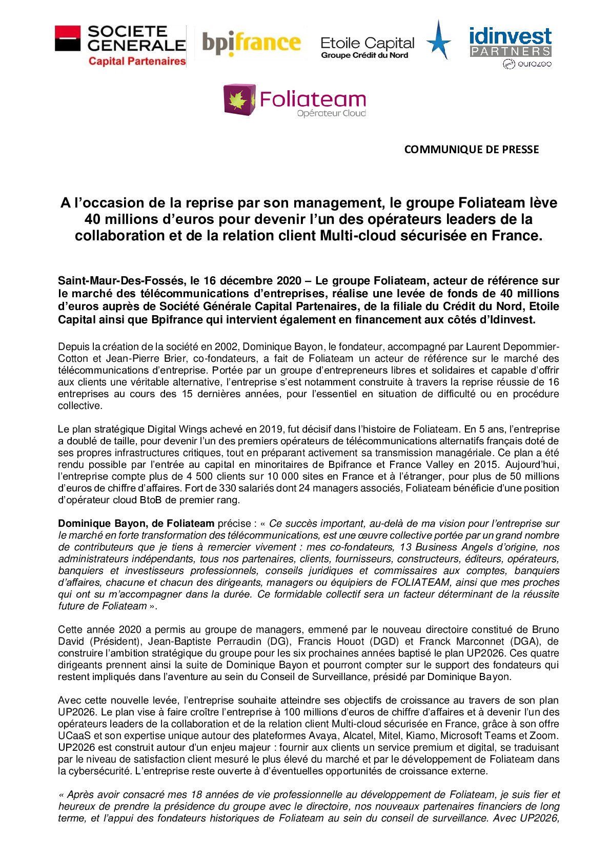 Communique de presse FOLIATEAM Vdef – 16-12-2020-pdf