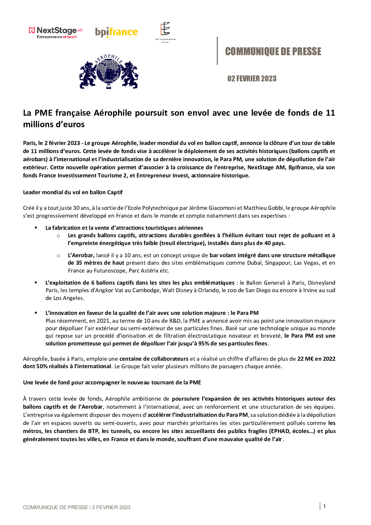 2023 02 02 – CP Levée de fonds Aérophile-pdf