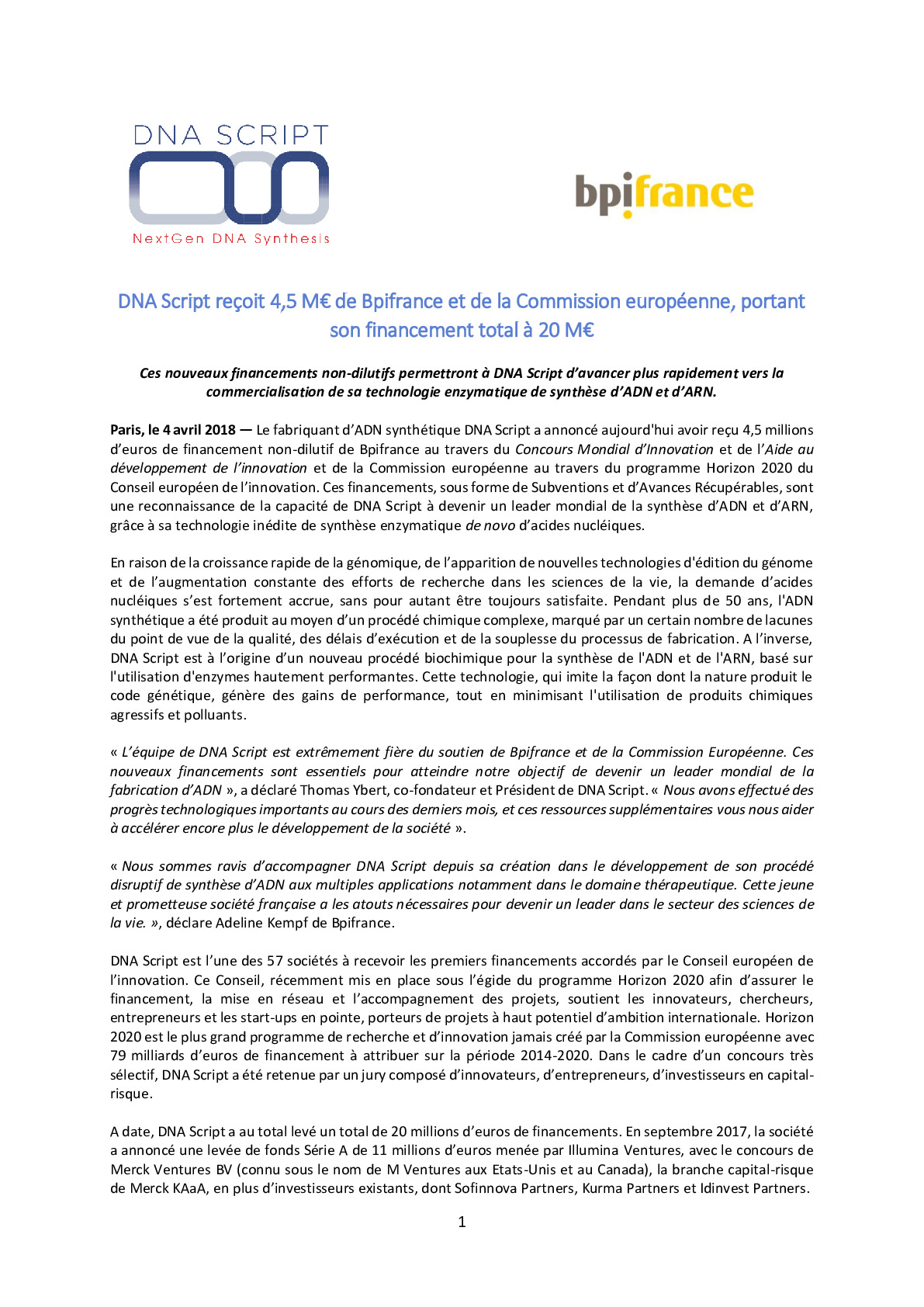 2018 04 04 – CP Bpifrance – CE – DNA Script-pdf