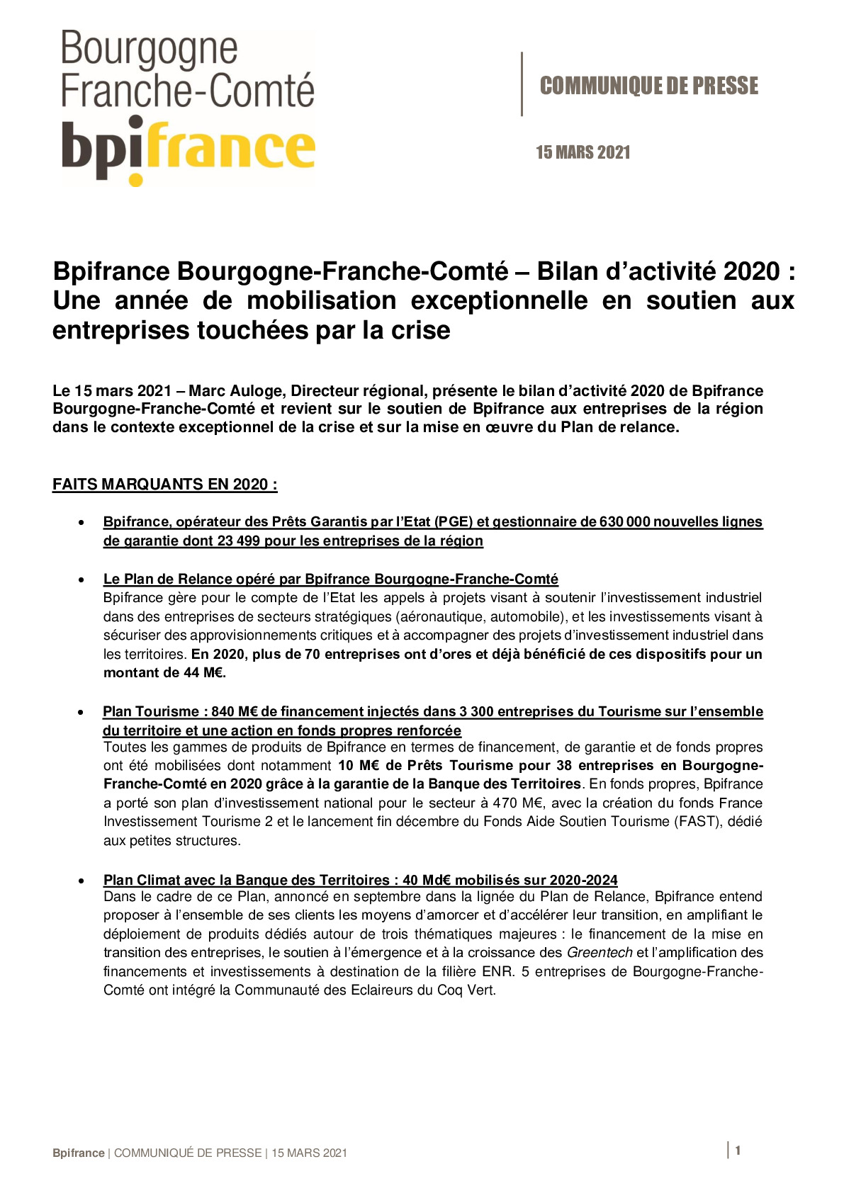 CP – Bpifrance Bilan dactivite 2020 Bpifrance Bourgogne-Franche-Comte-pdf