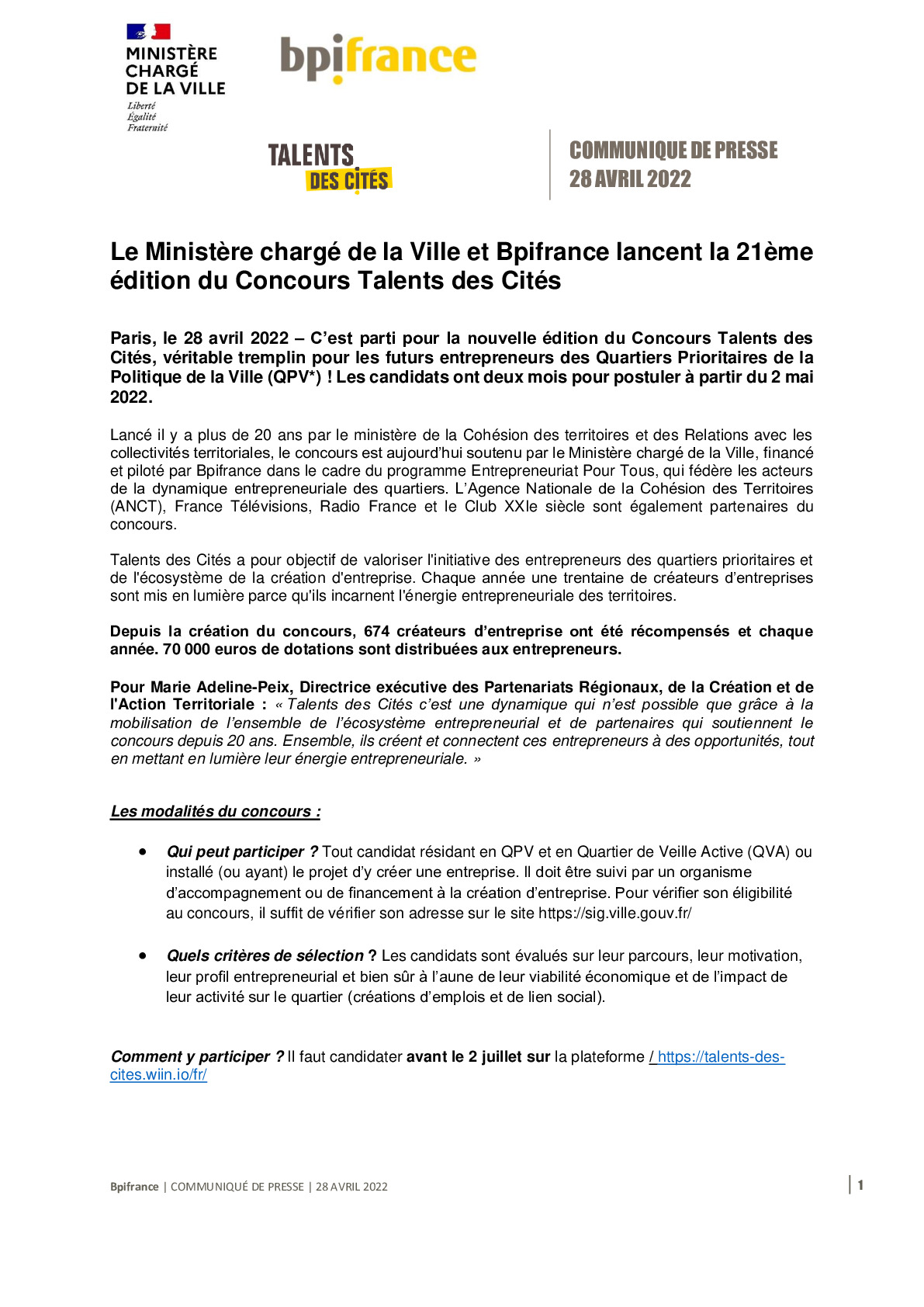 2022 04 28 – CP 21e edition Concours Talents des Cites-pdf