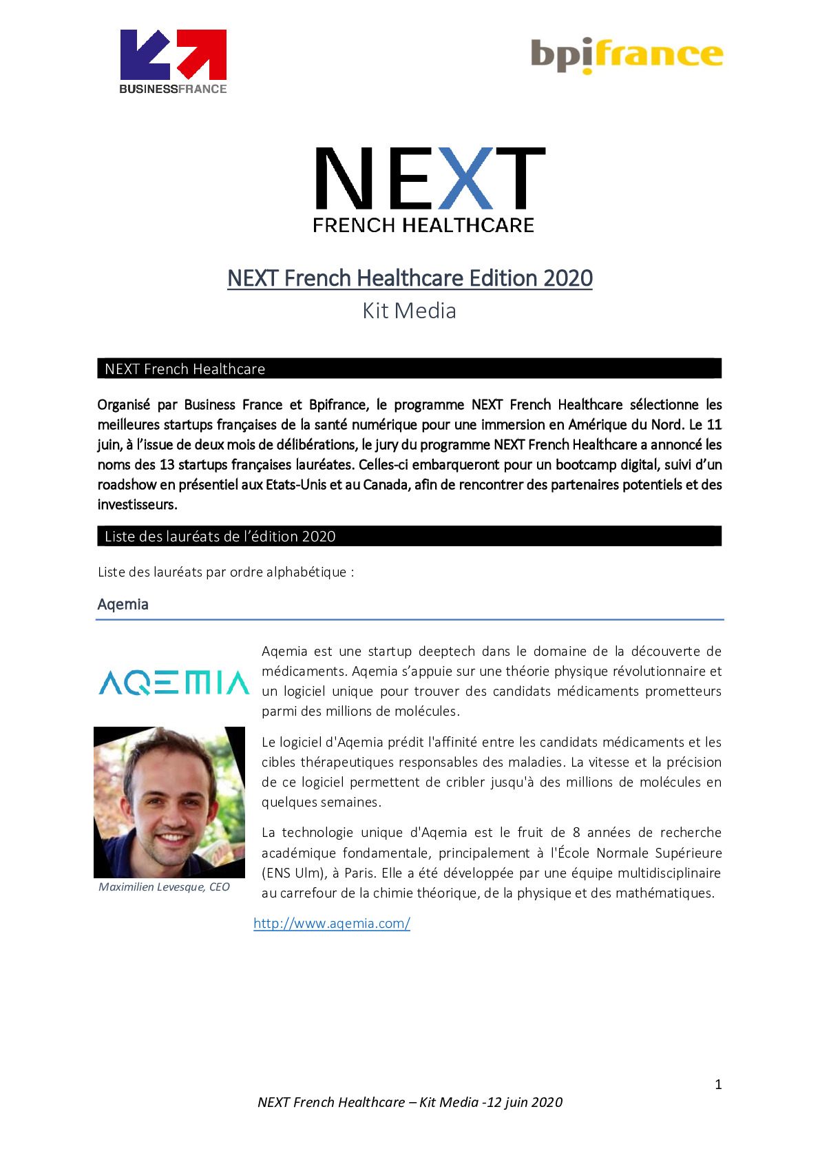 2020 06 12 – Laureats Programme Next French Healthcare -Kit Media-pdf
