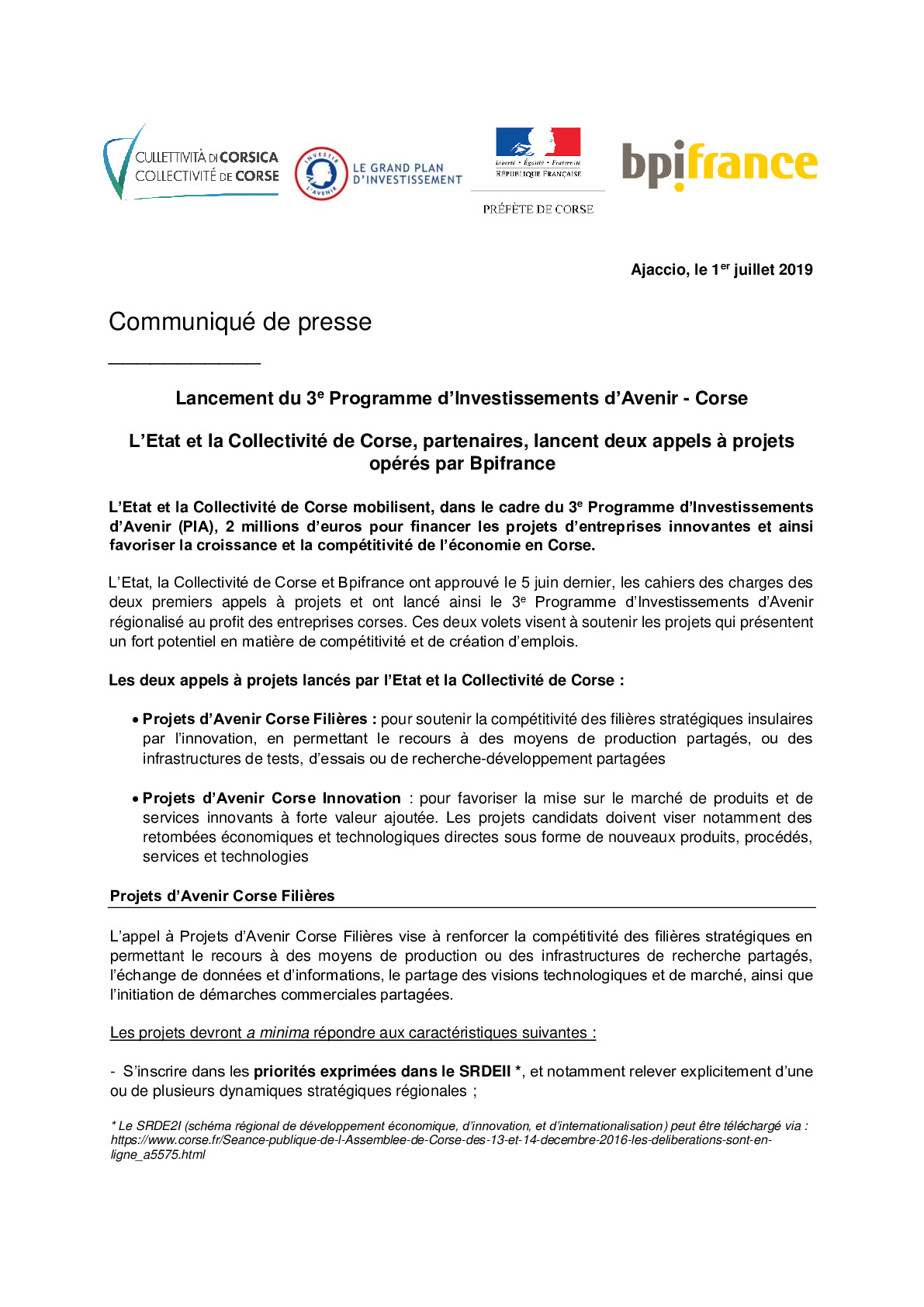 2019 07 01 – Communique de presse PIA 3 Corse-pdf