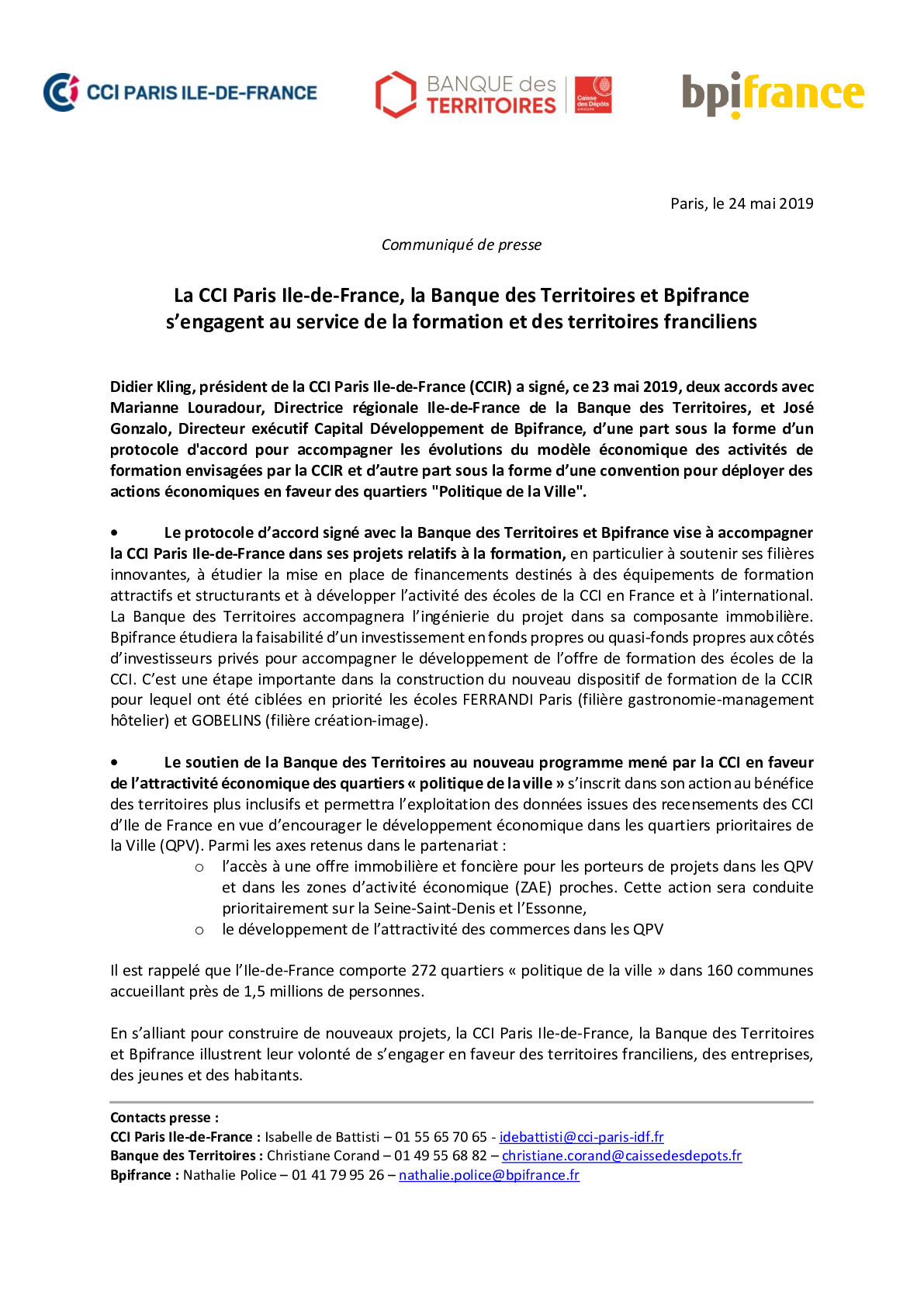 2019 05 24 – CP partenariat CCIR – CDC – Bpirance-pdf