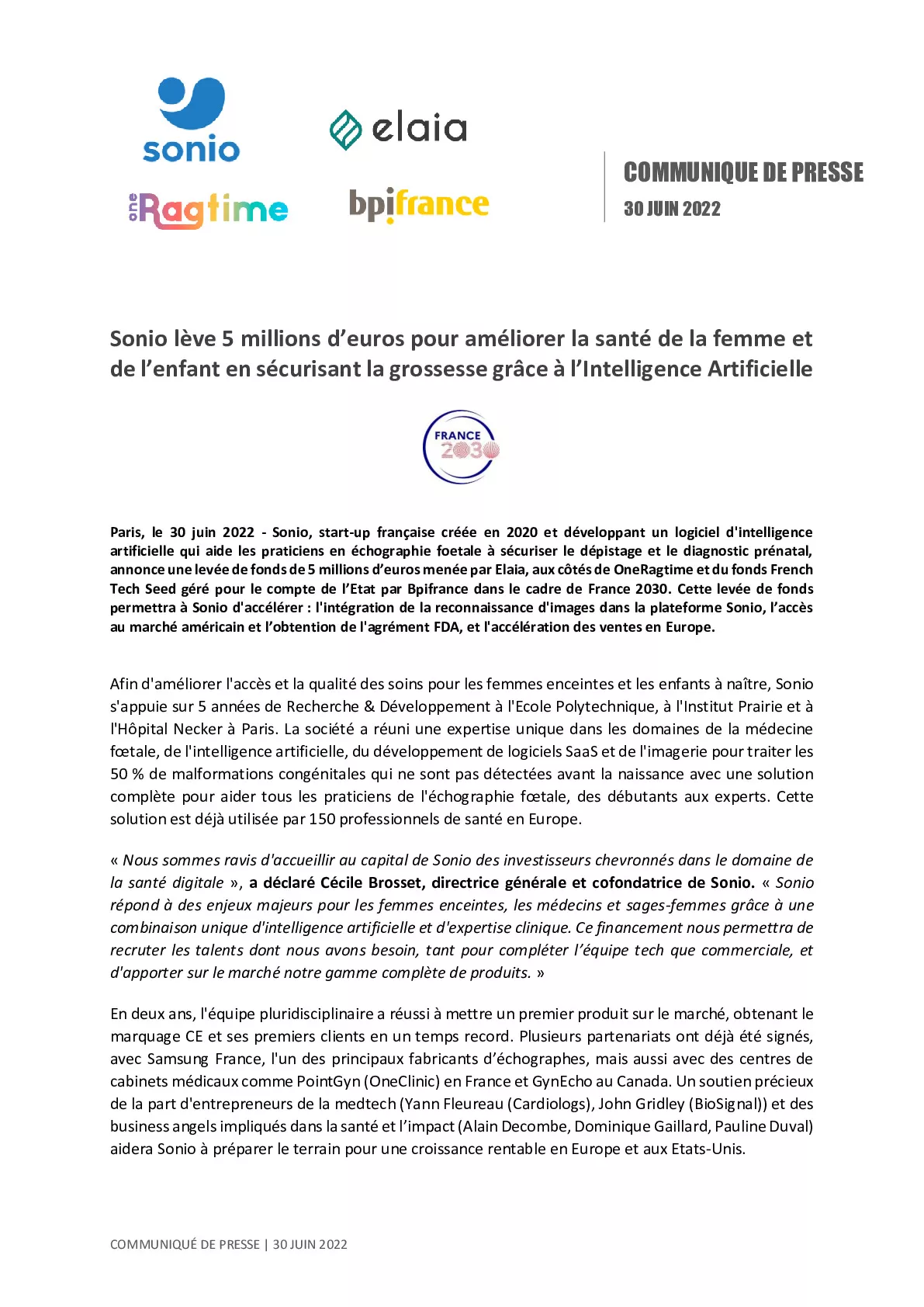 2022 06 30 – CP Levee de fonds de Sonio-pdf