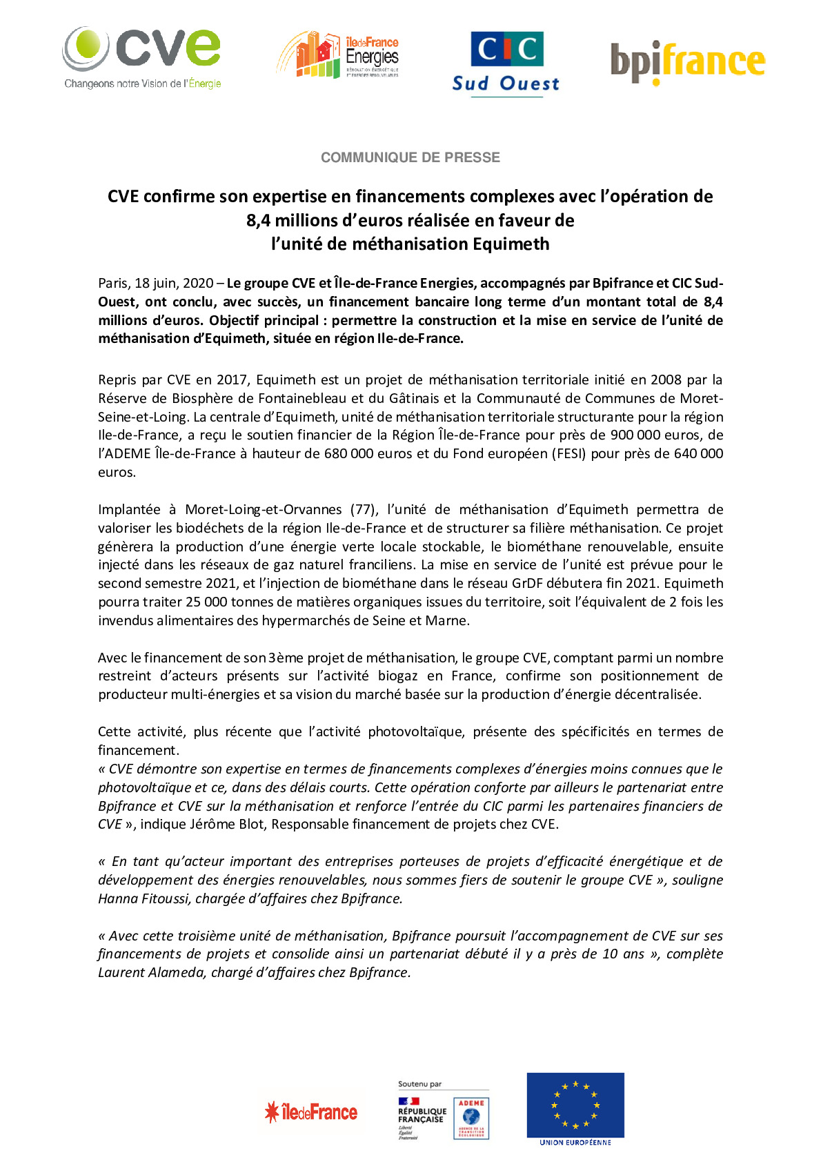 2020 06 18 CP Closing Equimeth Bpifrance CIC et CVE–pdf