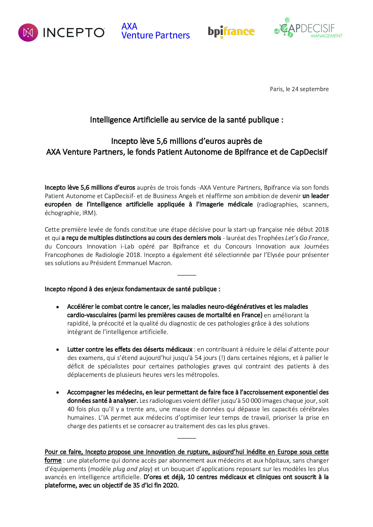 INCEPTO Communique Levee de fonds 240919-pdf