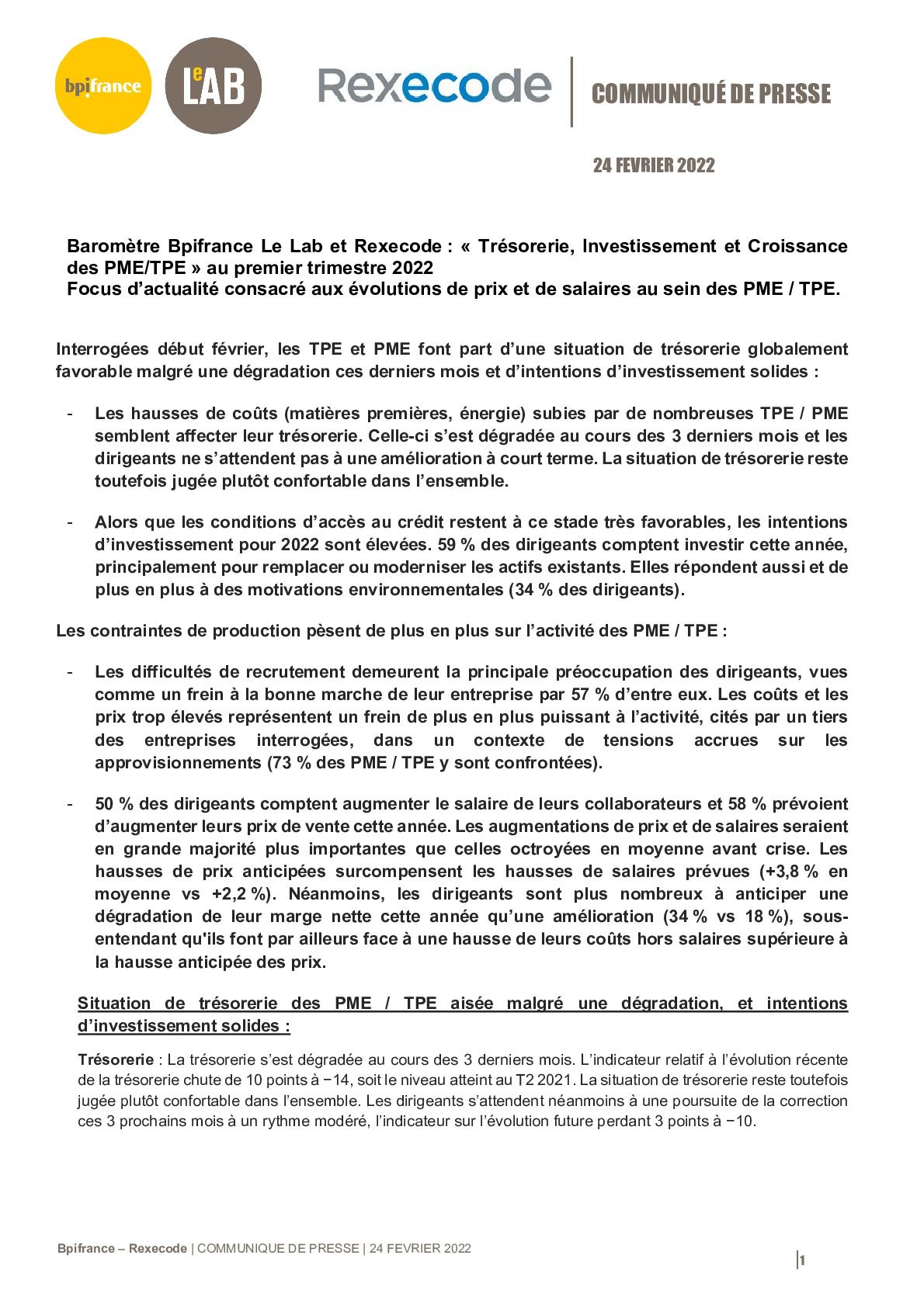 2022 02 24 – CP Bpifrance – Rexecode  BarometrePME2022T1-pdf