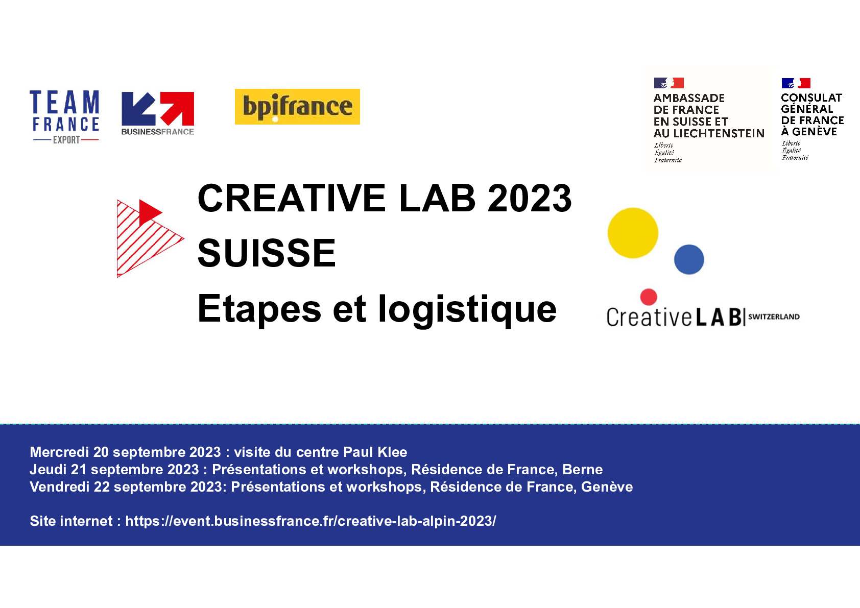Creative Lab Suisse 2023_Etapes et logistique-pdf