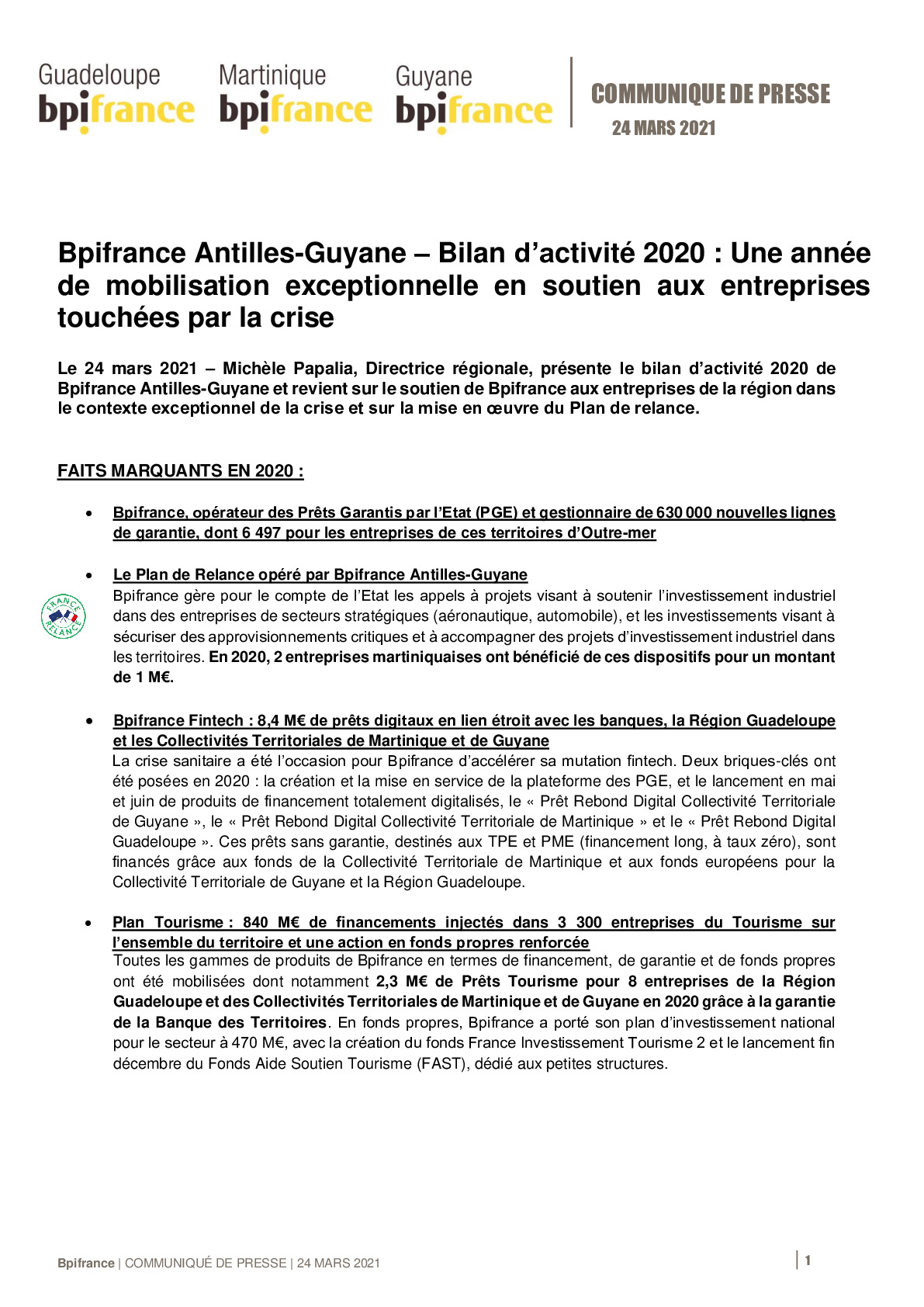 CP Bilan 2020 Bpifrance – Antilles-Guyane-pdf