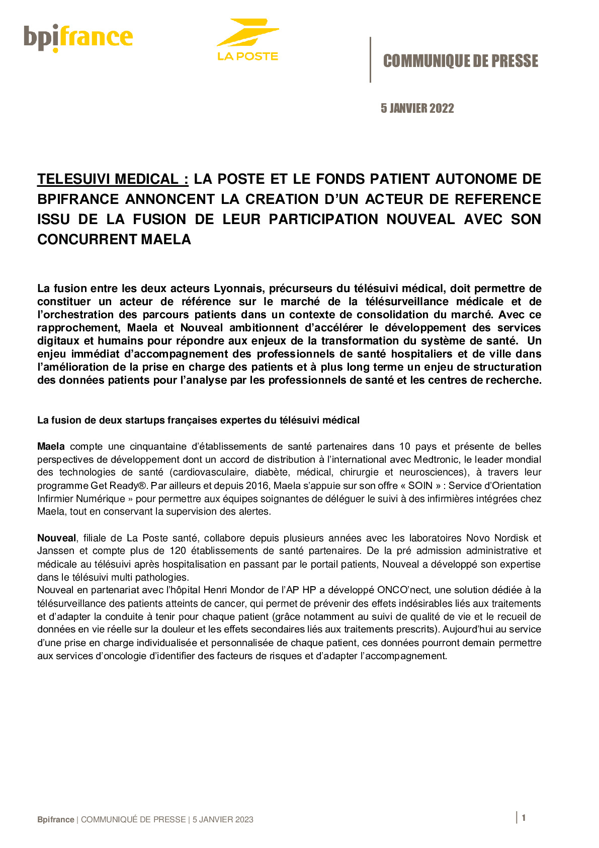 2023 01 04 – CP – La Poste et Bpifrance créent un nouvel acteur de référence du télésuivi médical.pdf