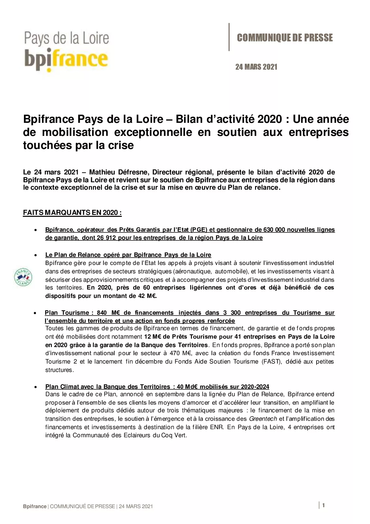 CP Bilan 2020 Bpifrance – Region Pays de la Loire-pdf