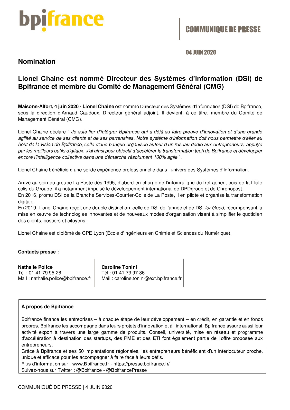 2020 06 04 CP Nomination Lionel Chaine -Bpifrance-pdf
