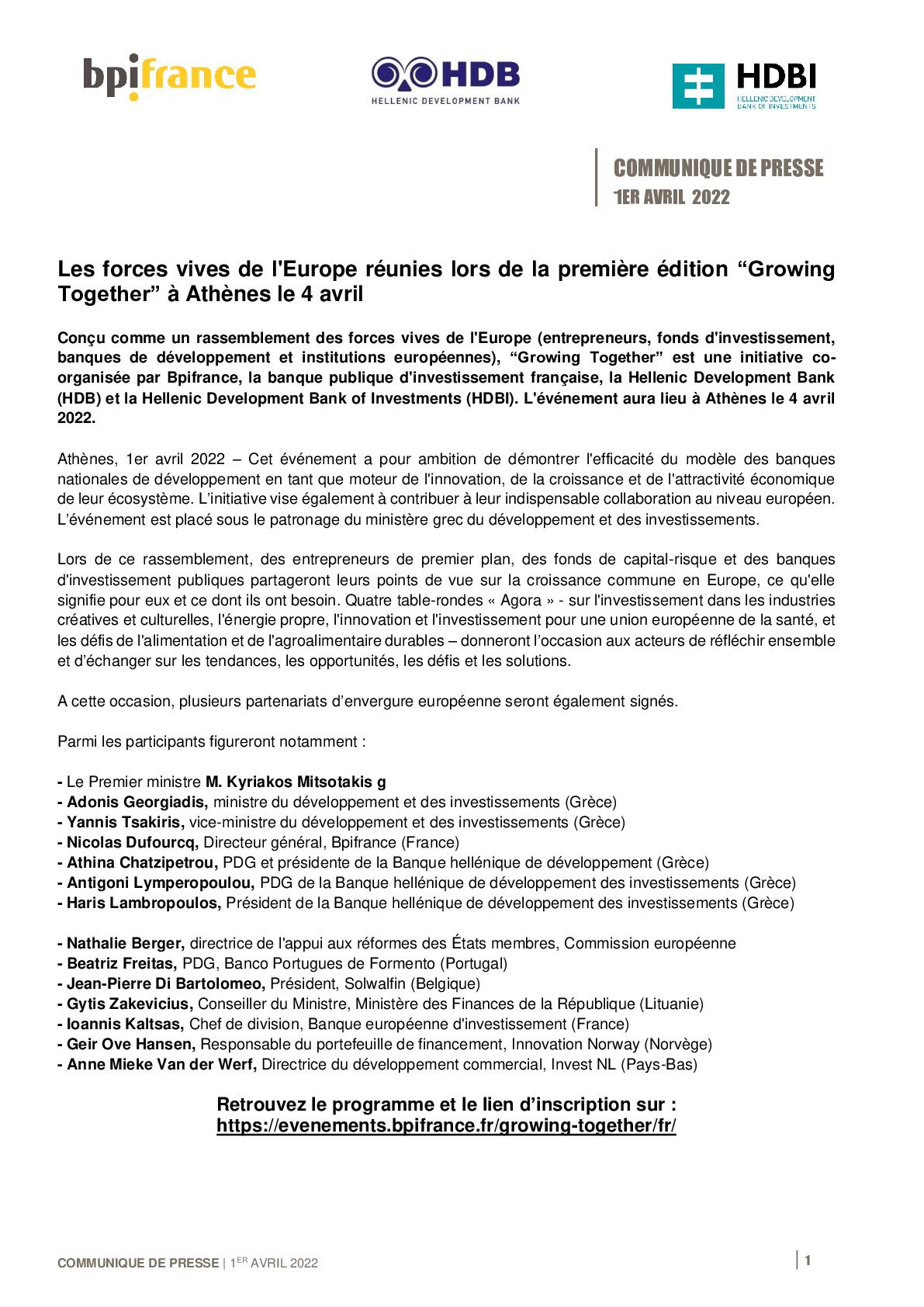 2022 04 01 – CP Growing Together Athens – Bpifrance HDB HDBI-pdf