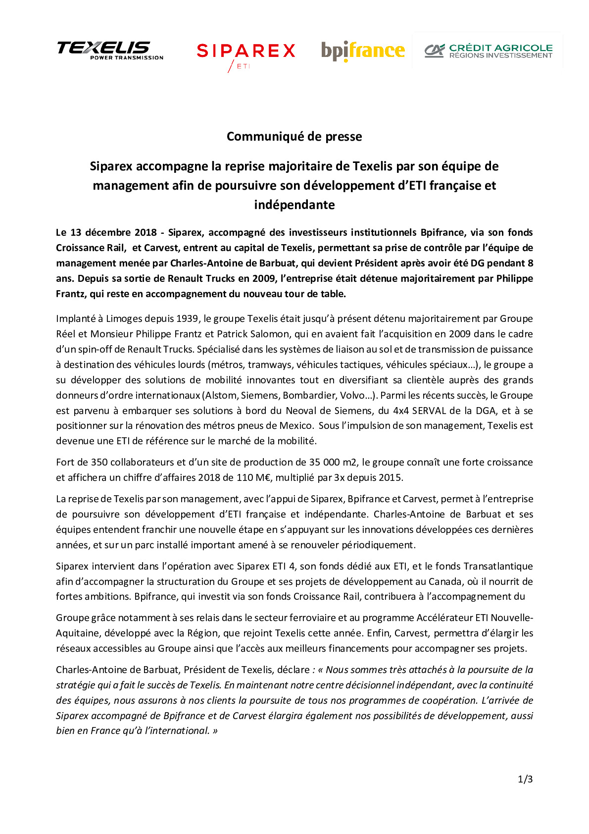 2018 12 13 – CP Bpifrance Siparex CA – Texelis-pdf