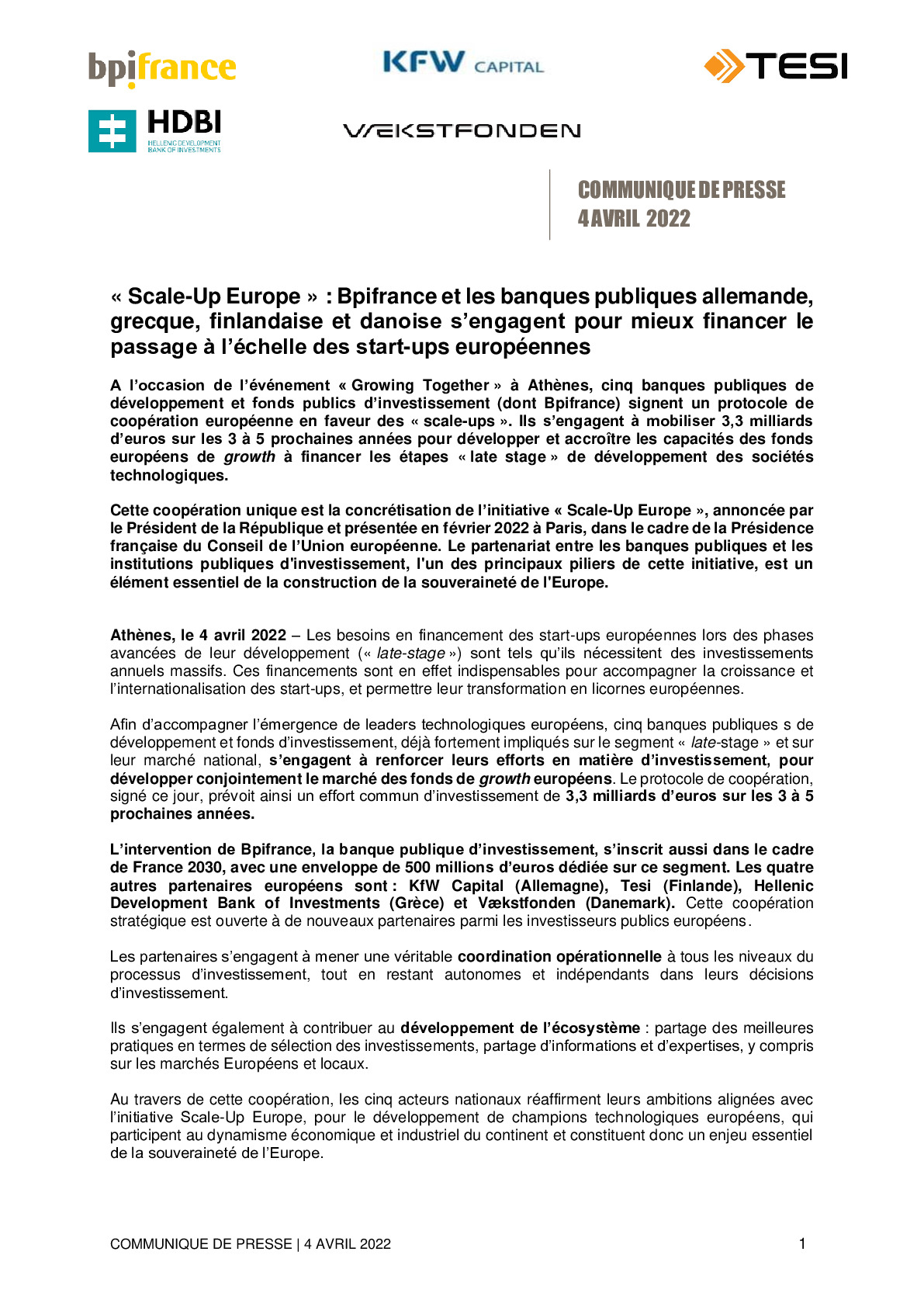 2022 04 04 – CP Scale Up Europe – Partenariat Bpifrance banque europeennes-pdf