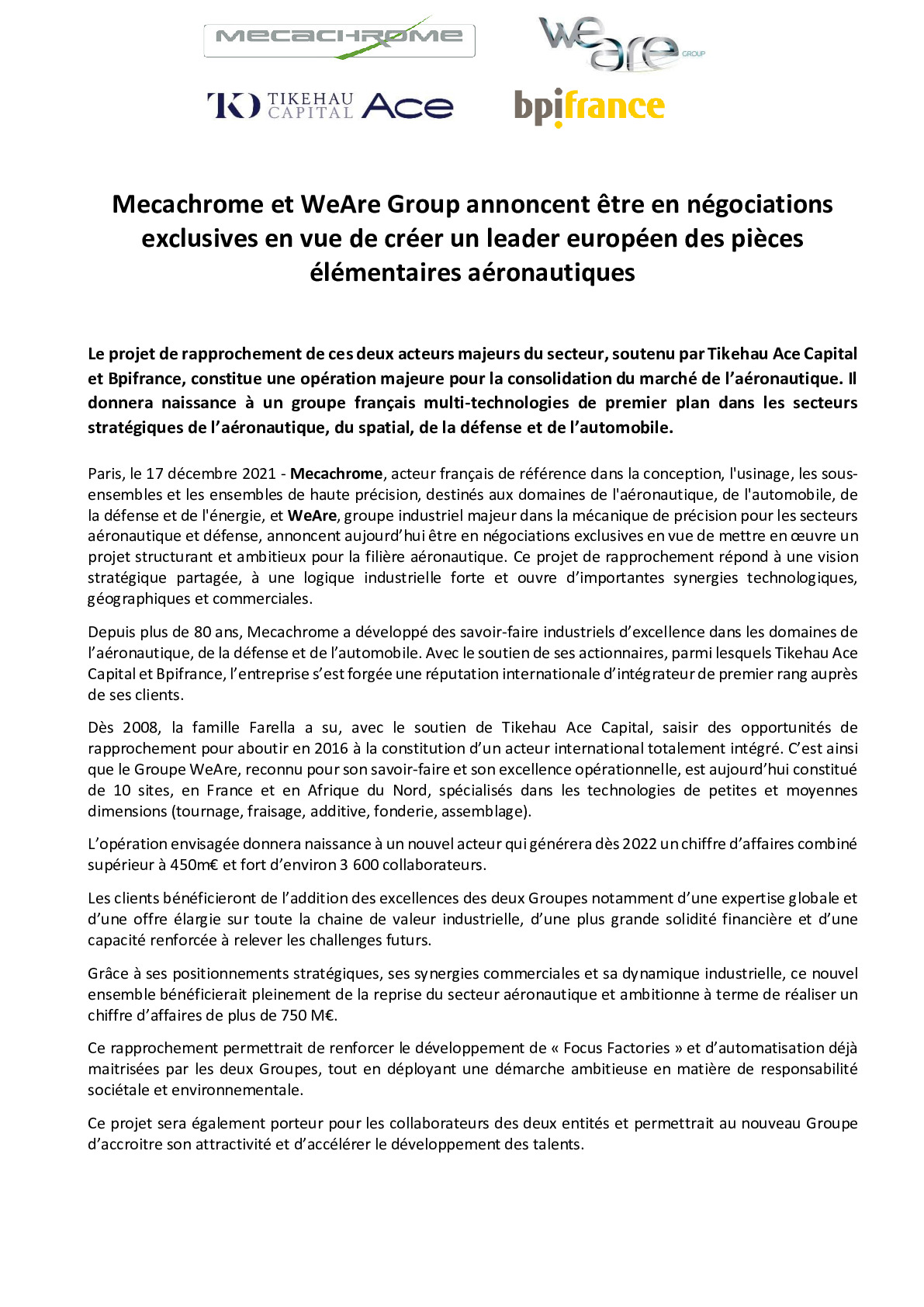 2021-12-17 – CP Mecachrome WeAre – TikehauAC Bpifrance-pdf