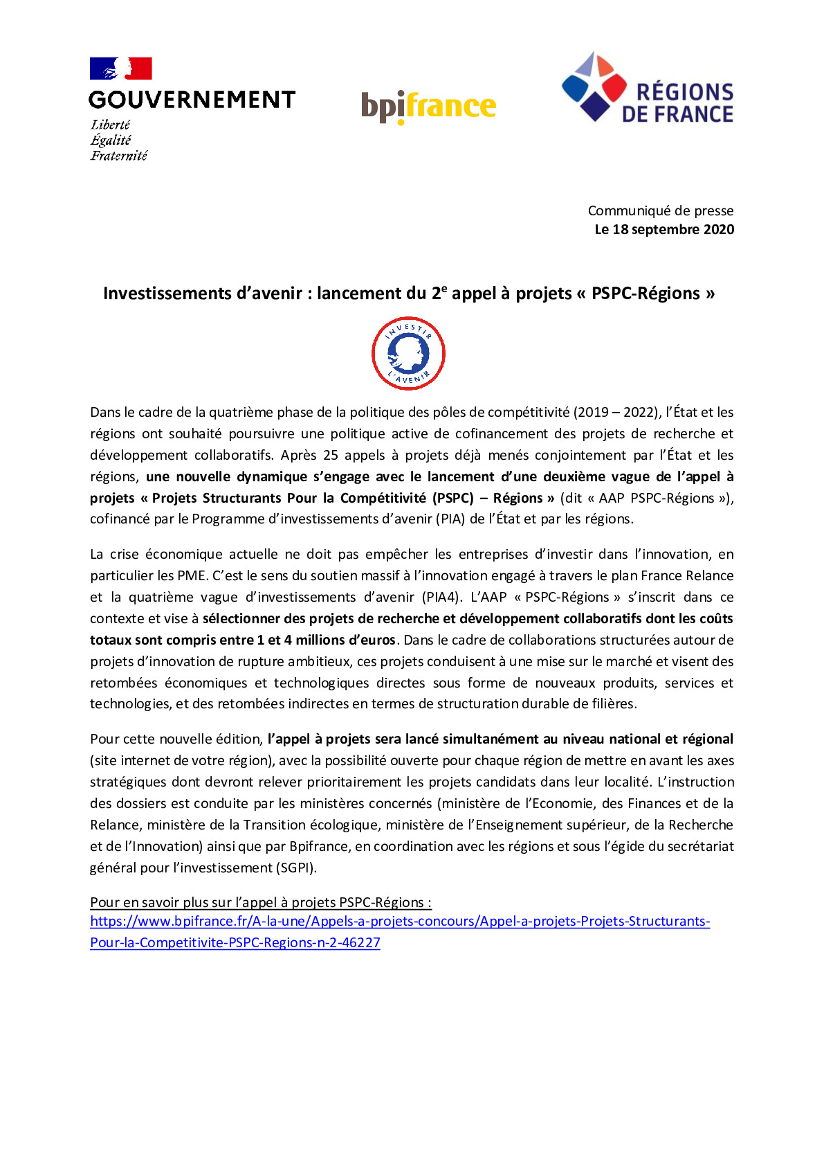 CP PSPCRegionsLancement2Resultats1VF-pdf