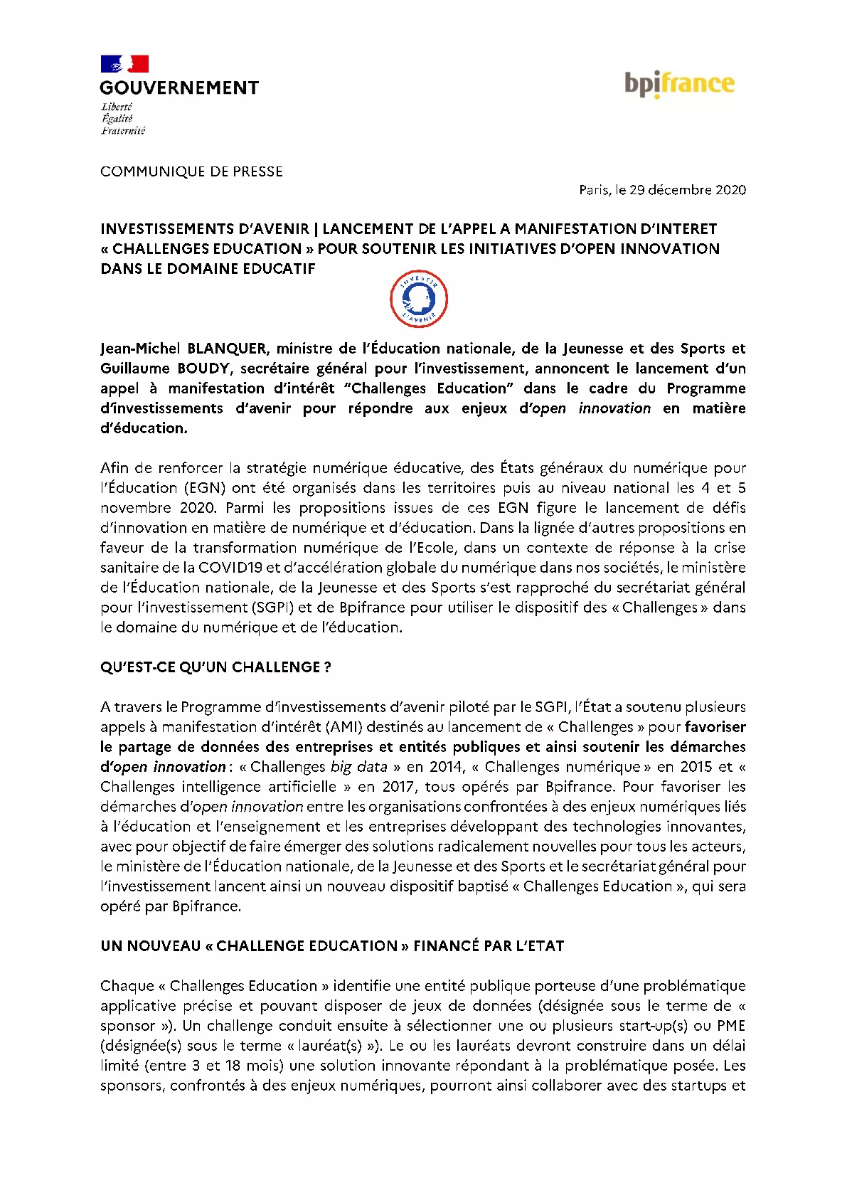 2020 12 29 – CP Challenges Education – SGPI Bpifrance-pdf