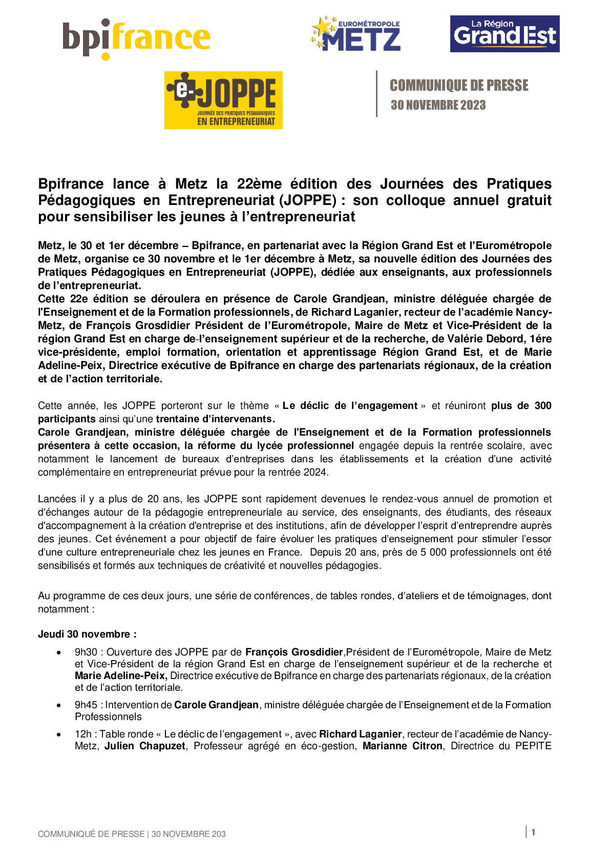 2023 11 30 – CP Bpifrance lance la 22ème édition de la JOPPE-pdf