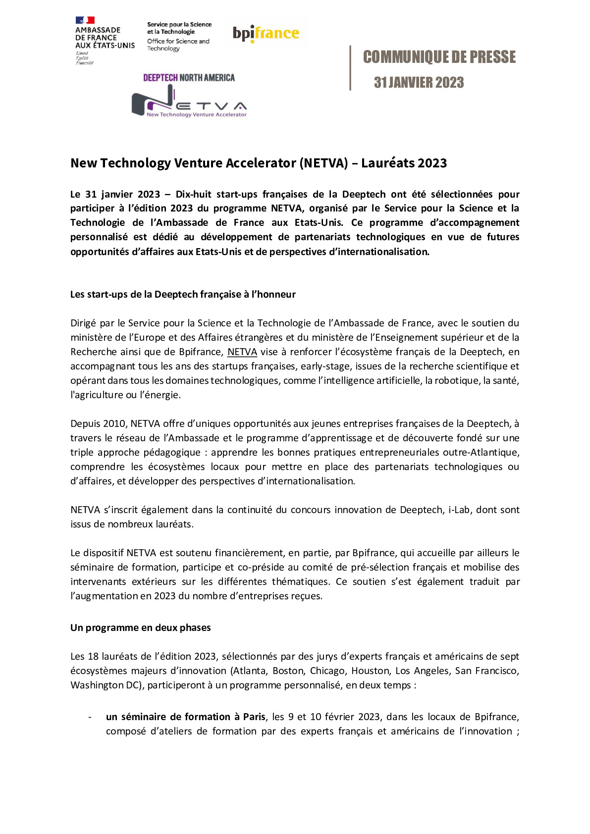 2023 01 31 New Technology Venture Accelerator (NETVA) – Lauréats 2023-pdf