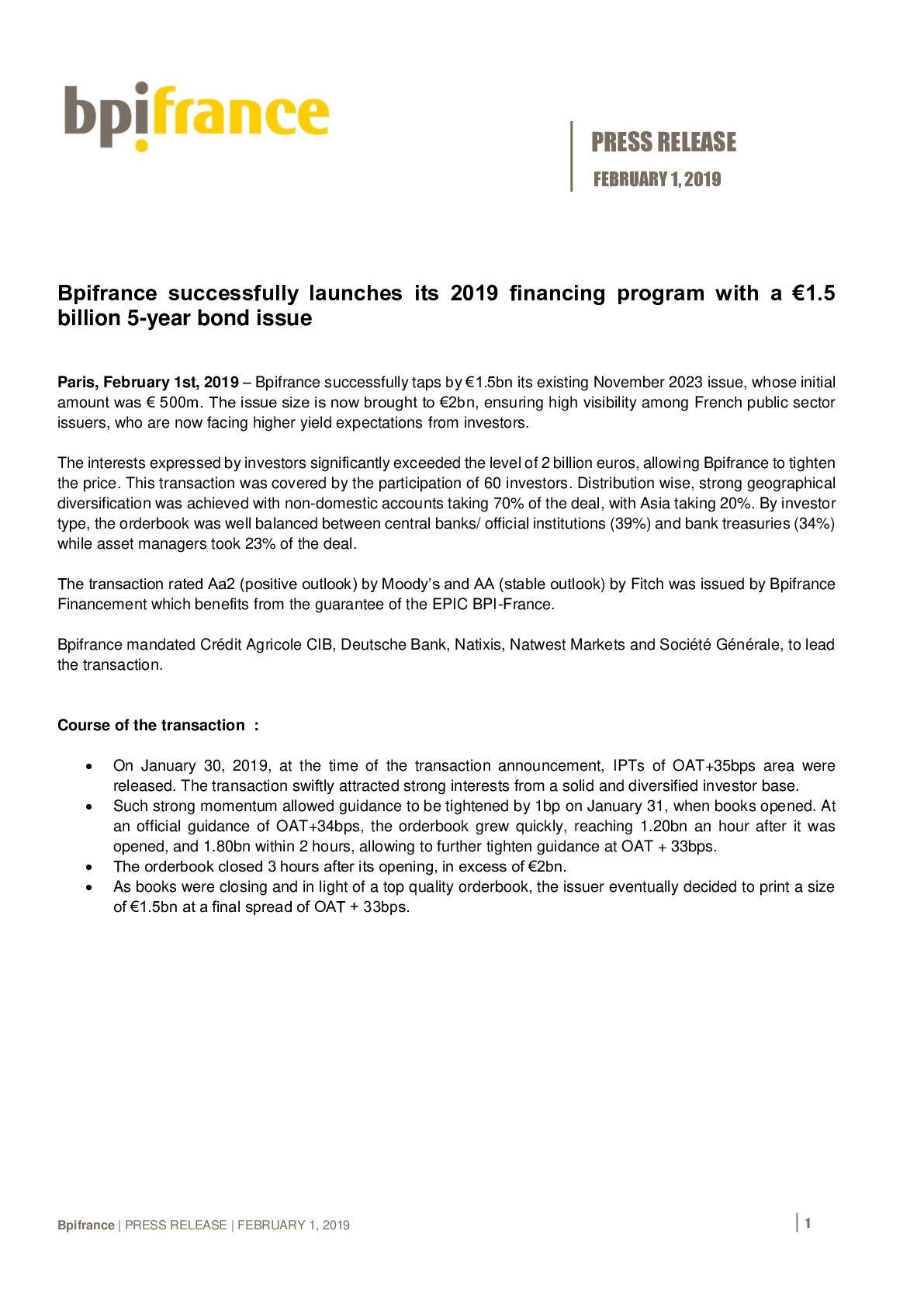 20190201- PR Bpifrance Bond Issue-pdf