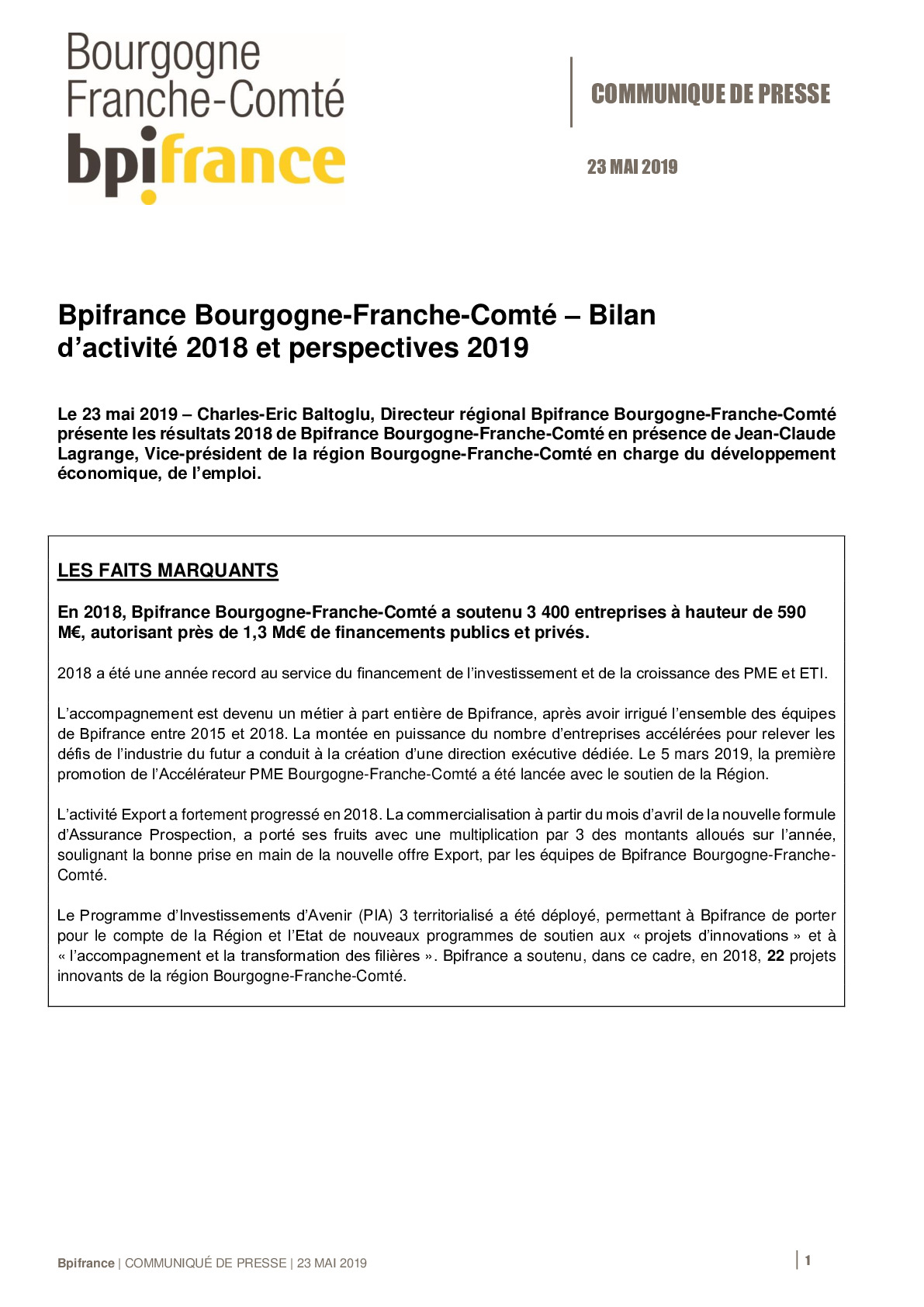 2019 05 23  – CP Bilan 2018 Bpifrance – Region Bourgogne-Franche-Comte-pdf