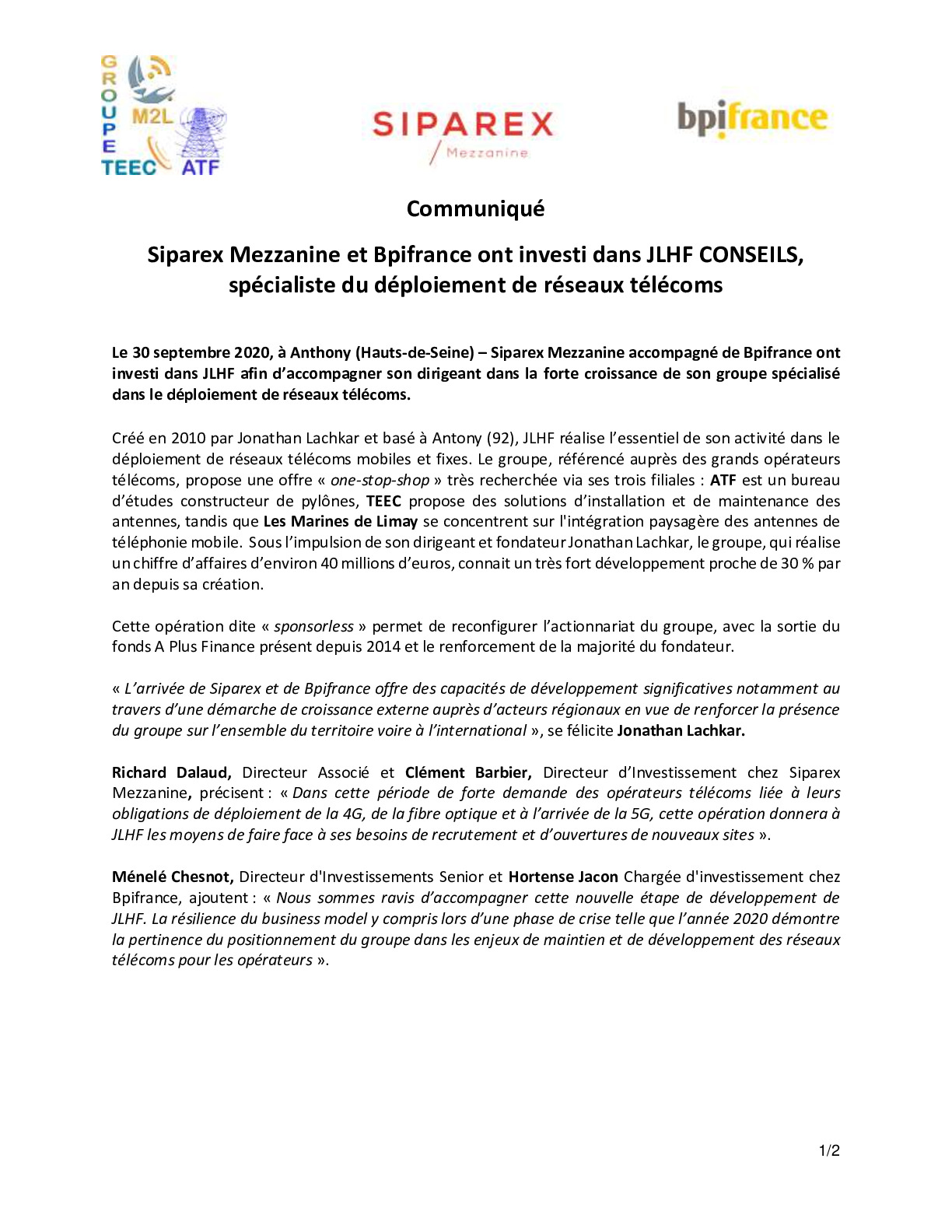 2020 10 01 – CP JLHF Siparex Bpifrance-pdf