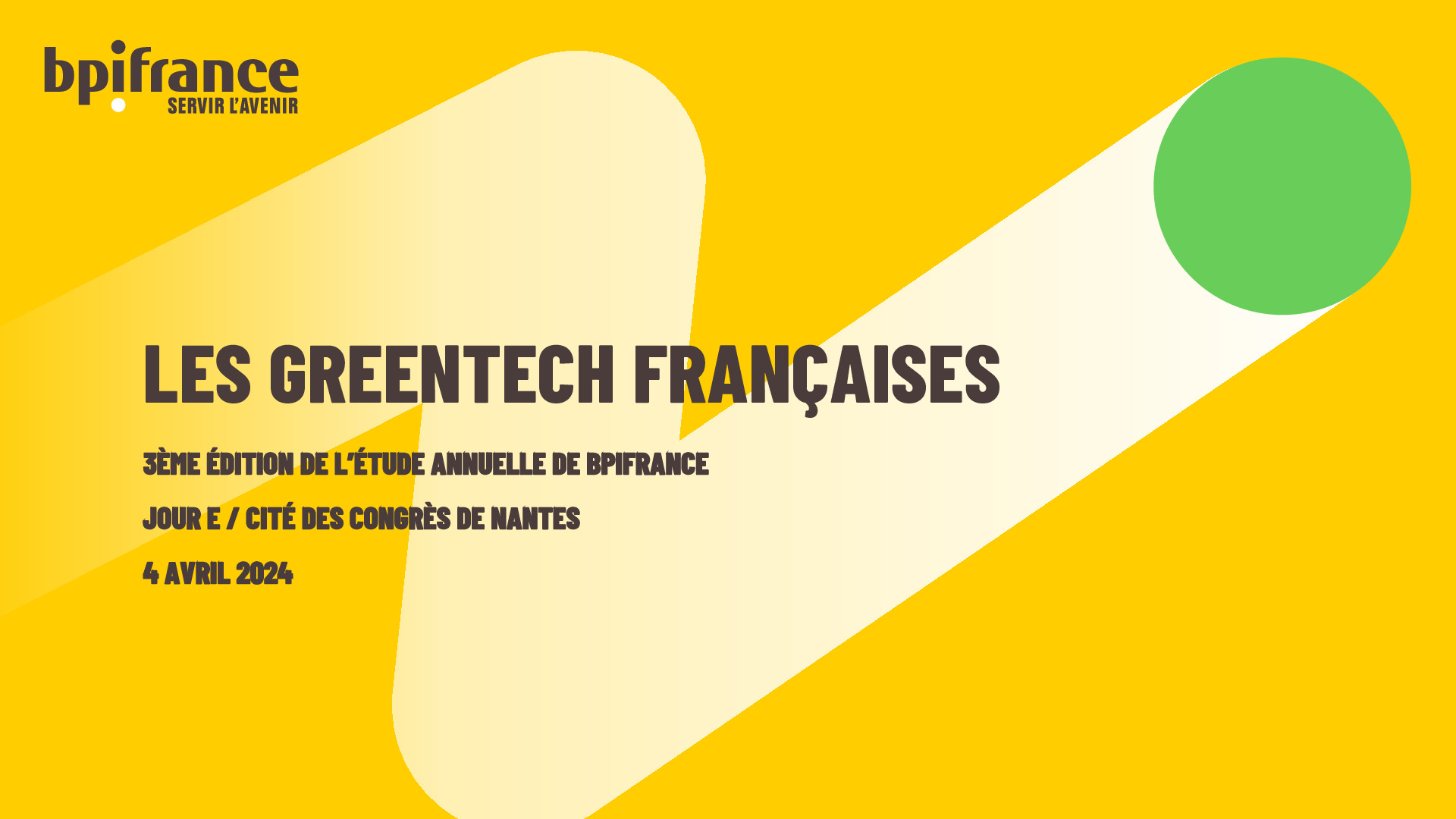 Etude Bpifrance – Les Greentech françaises – 3ème édition annuelle, 2024-pdf