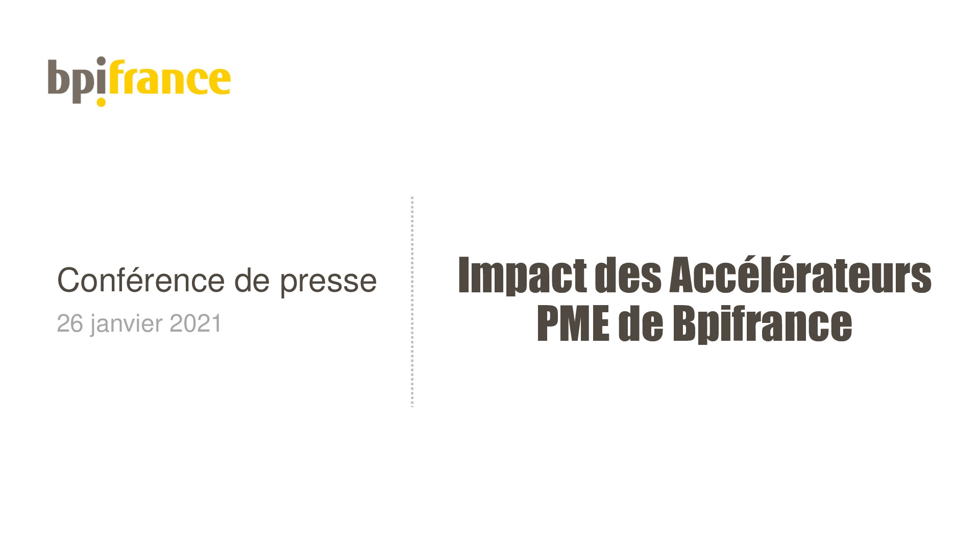 2021 01 26 – Dossier de presse Bpifrance – Presentation etude Impact des Accelerateurs PME-pdf