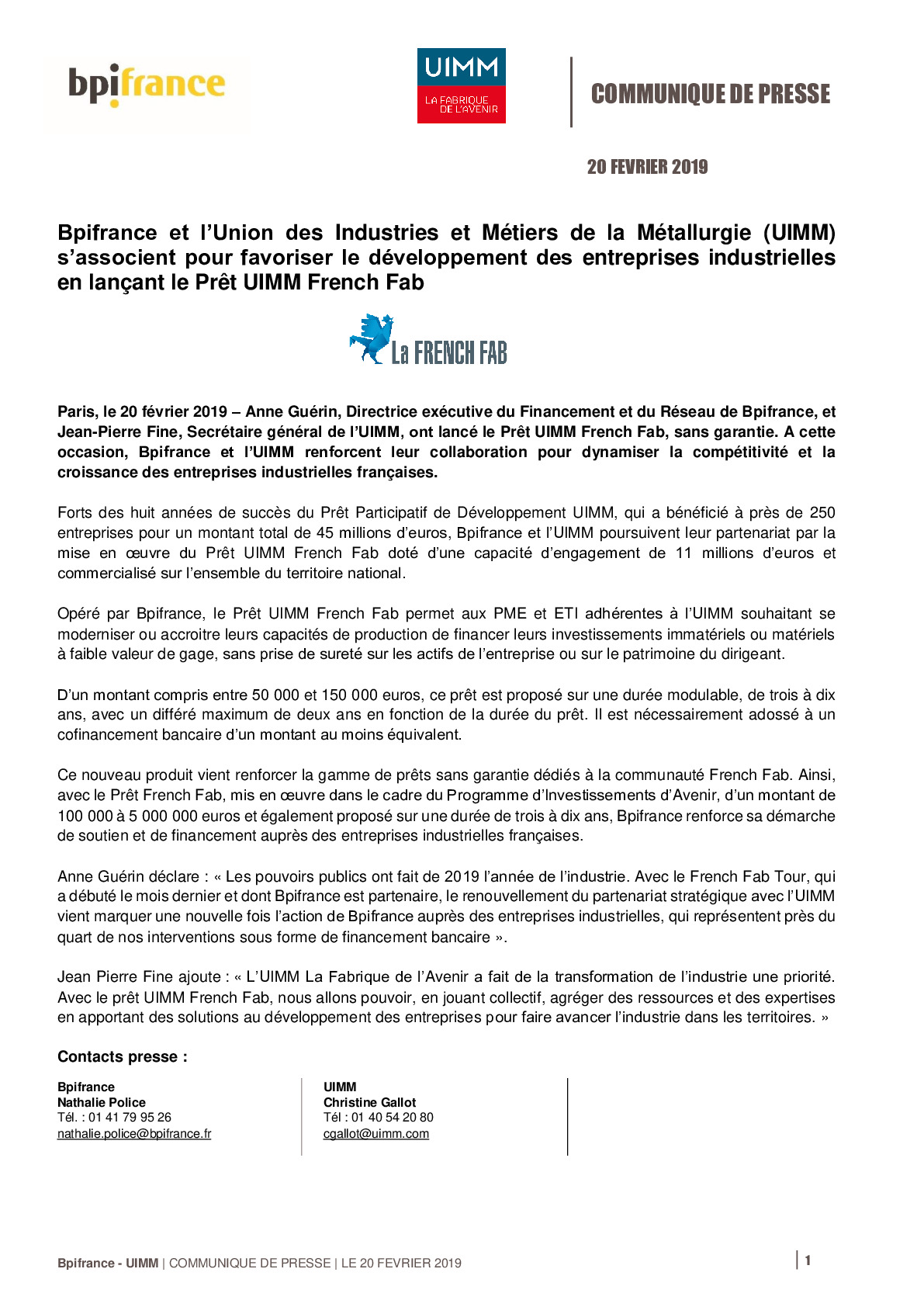 2019 02 20 – cp Bpifrance – UIMM – Pret UIMM French Fab-pdf