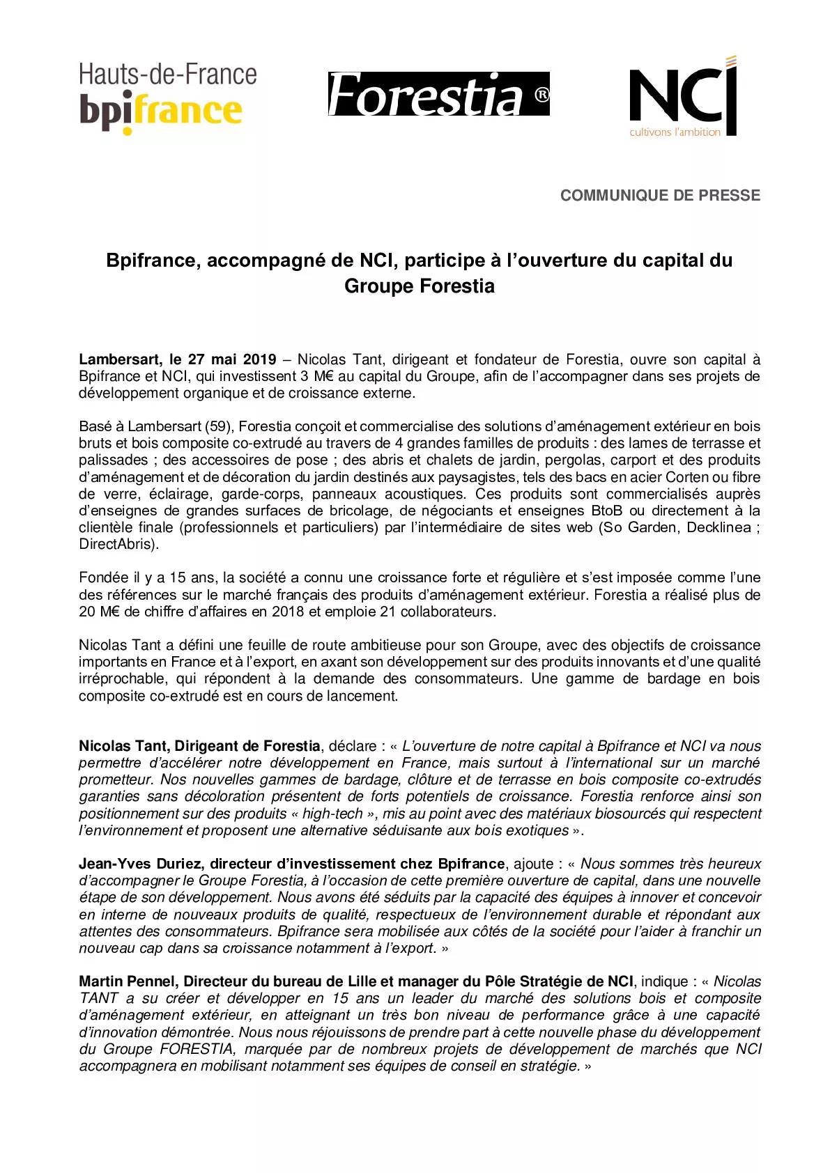 2019 05 27 – Communique de presse Bpifrance Forestia-pdf