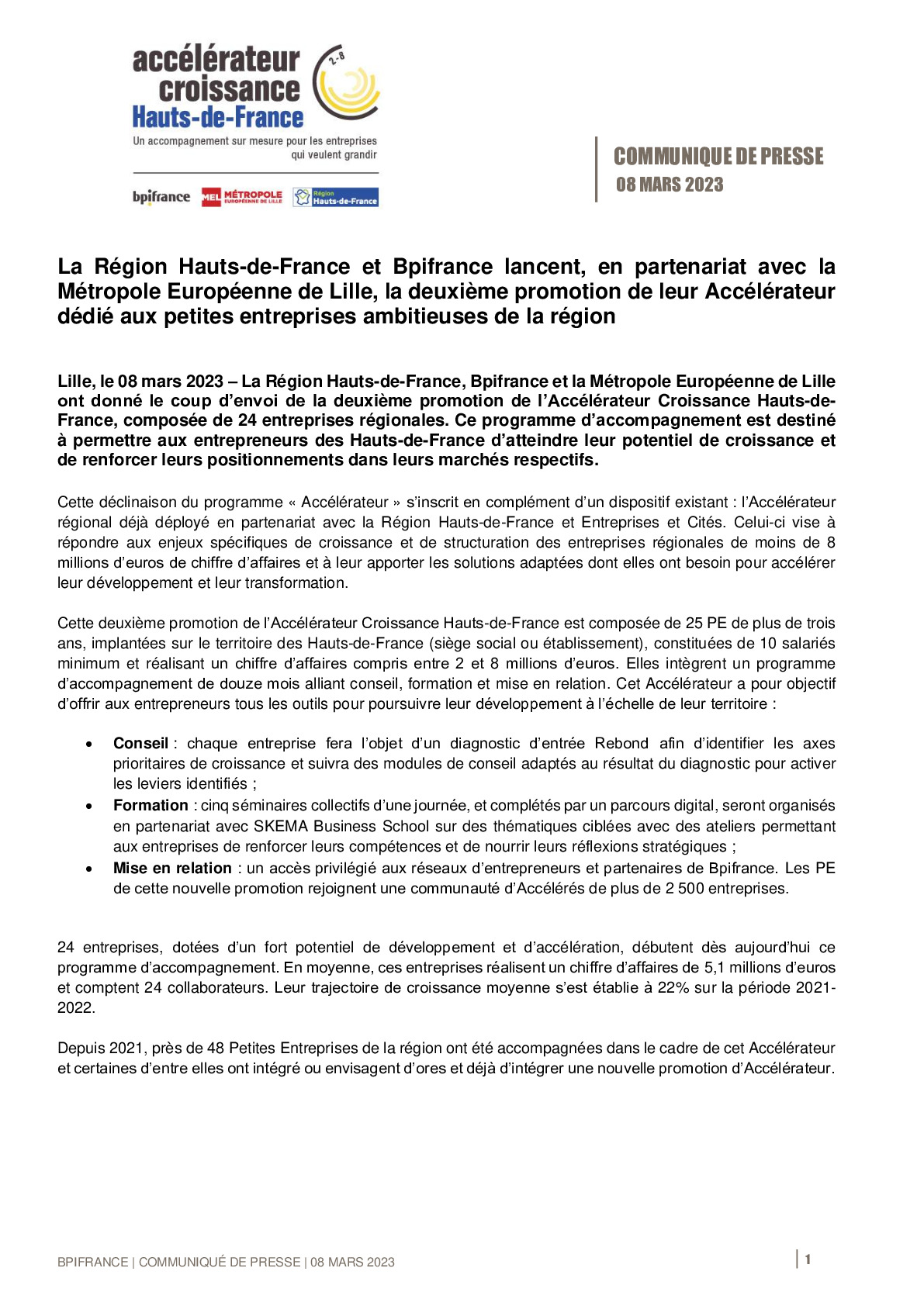 2023 03 08 – CP Bpifrance – Deuxième promotion de l’Accélérateur Croissance Hauts-de-France-pdf