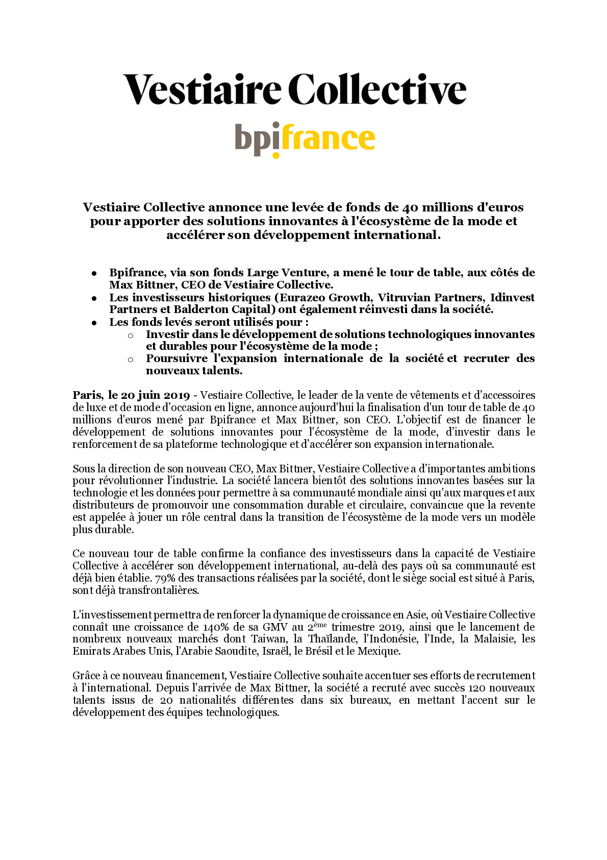 Vestiaire Collective Levee de Fonds – Juin 2019 FR FINAL 1-pdf
