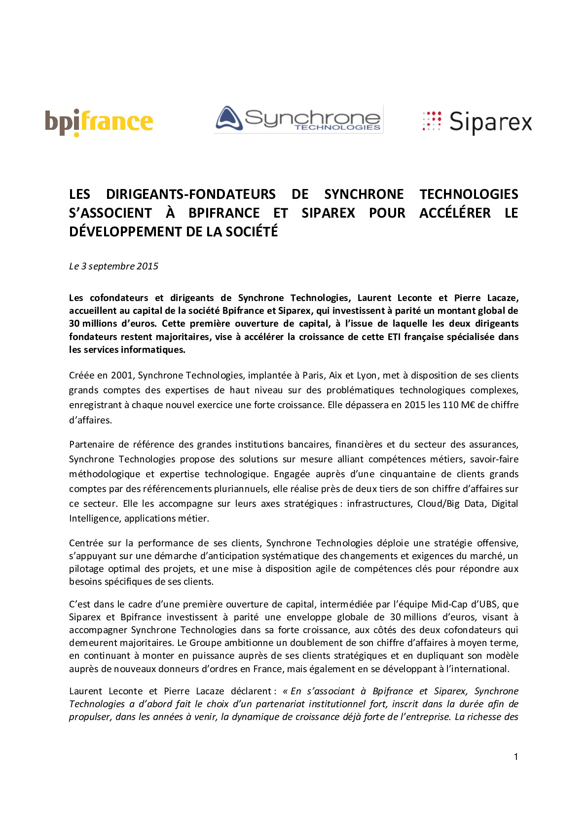 20150903-cpsynchronetechnologies-bpifrance-siparex-pdf