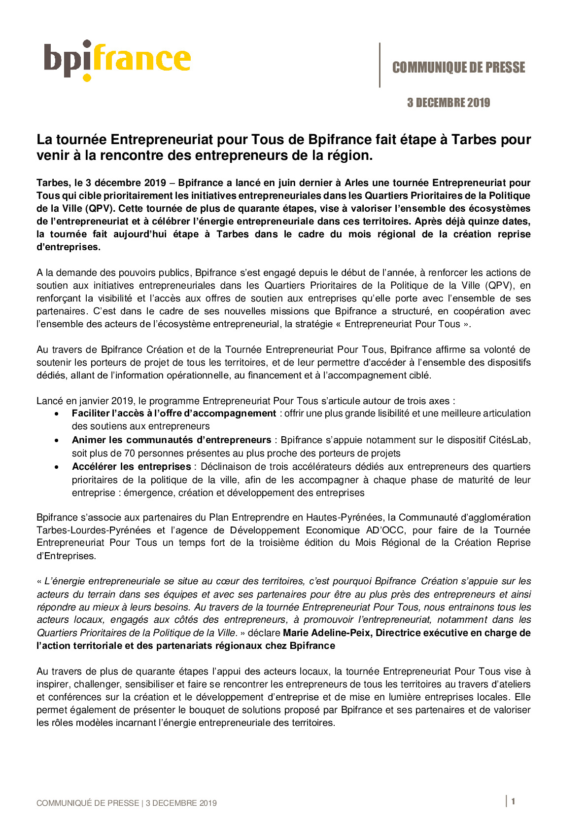 2019 12 03 – CP Tournee Entrepreneuriat Pour Tous  -pdf