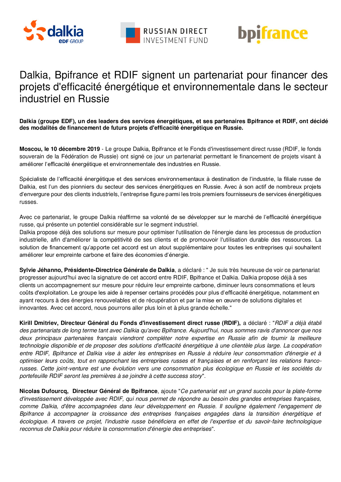 2019 12 10 – Communique presse Bpifrance – Dalkia – RDIF-pdf