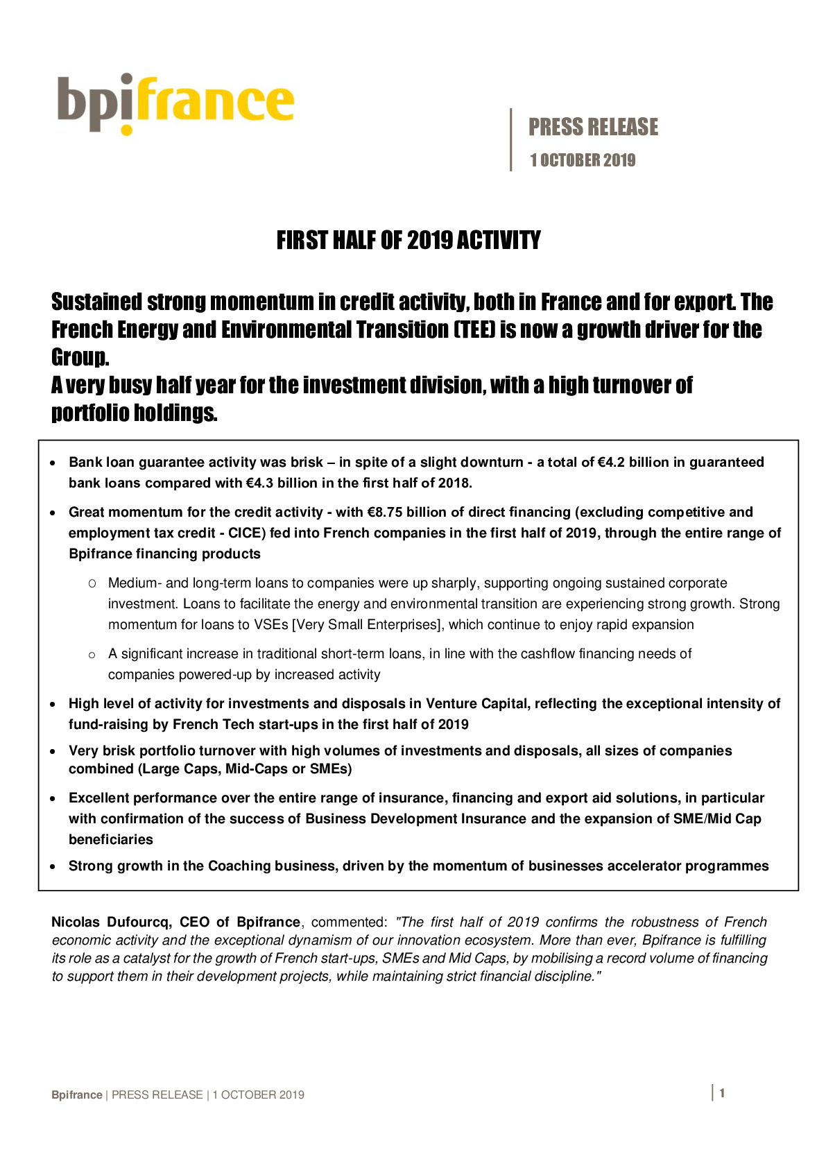 2019 10 01 – PR Bpifrance H1 Activity 2019 ENG-pdf