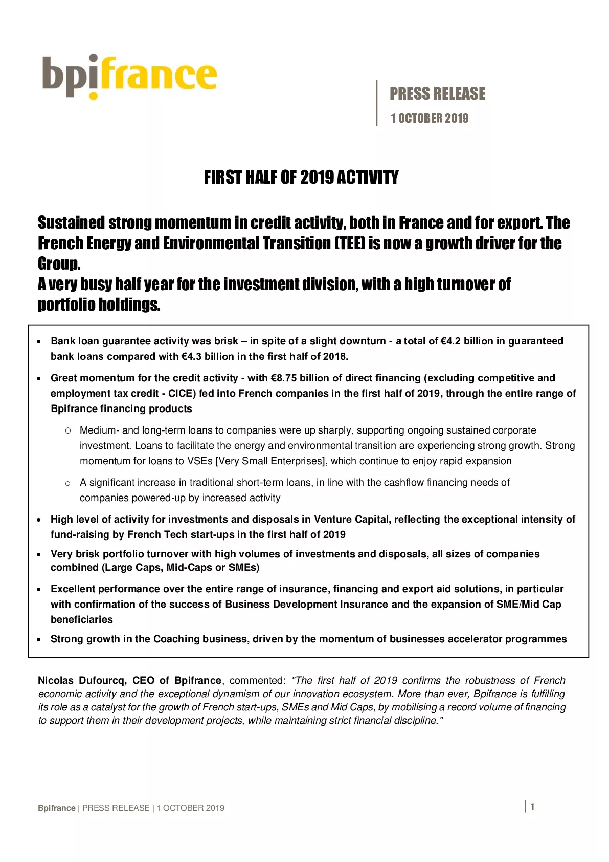 2019 10 01 – PR Bpifrance H1 Activity 2019 ENG-pdf