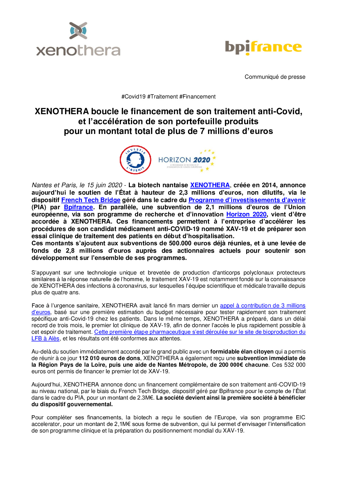 2020 06 15 CP Financement XENOTHERA-pdf