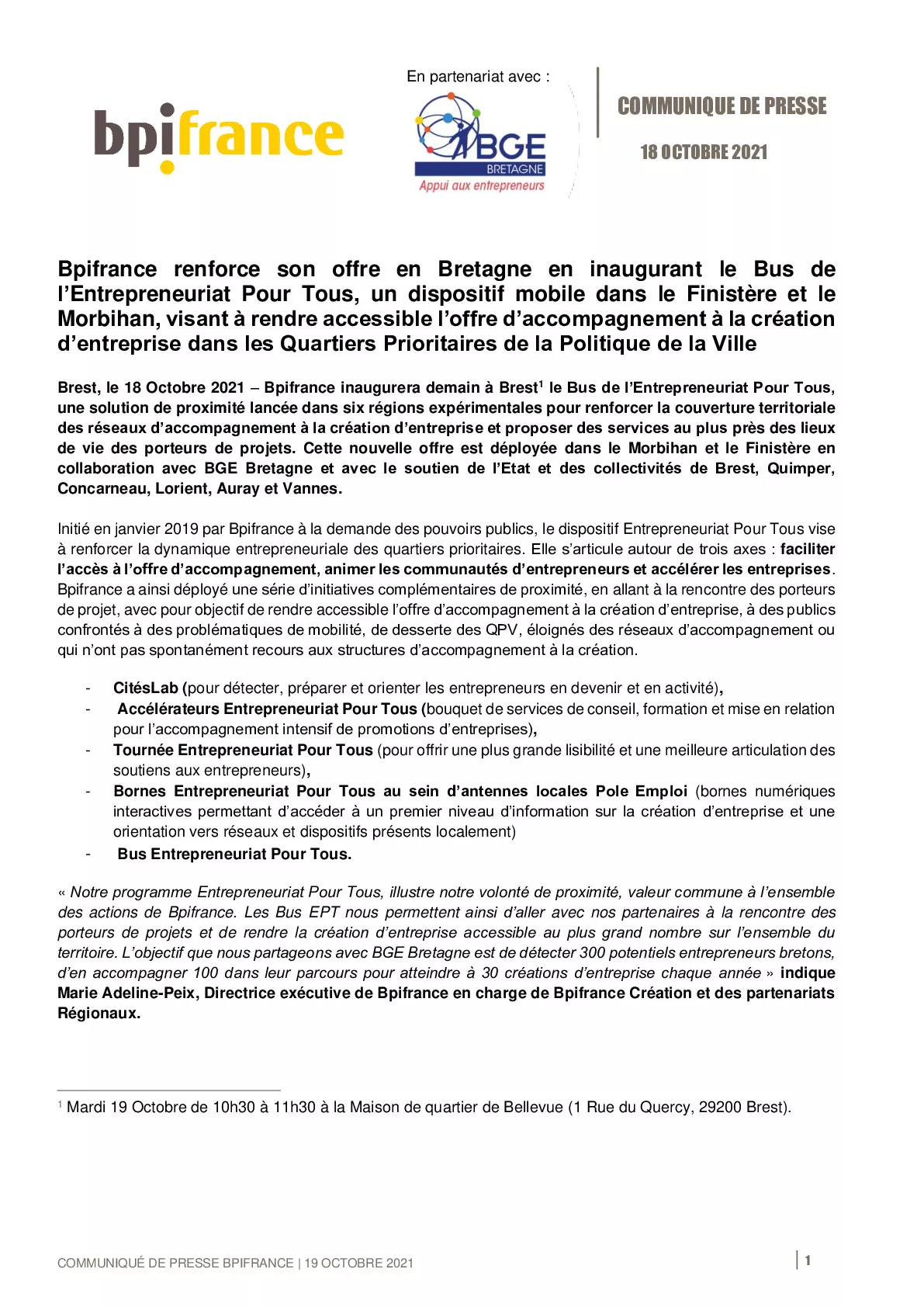 2021 10 18 – CP Bpifrance – Bus Entrepreneuriat pour Tous en partenariat avec BGE Bretagne-pdf