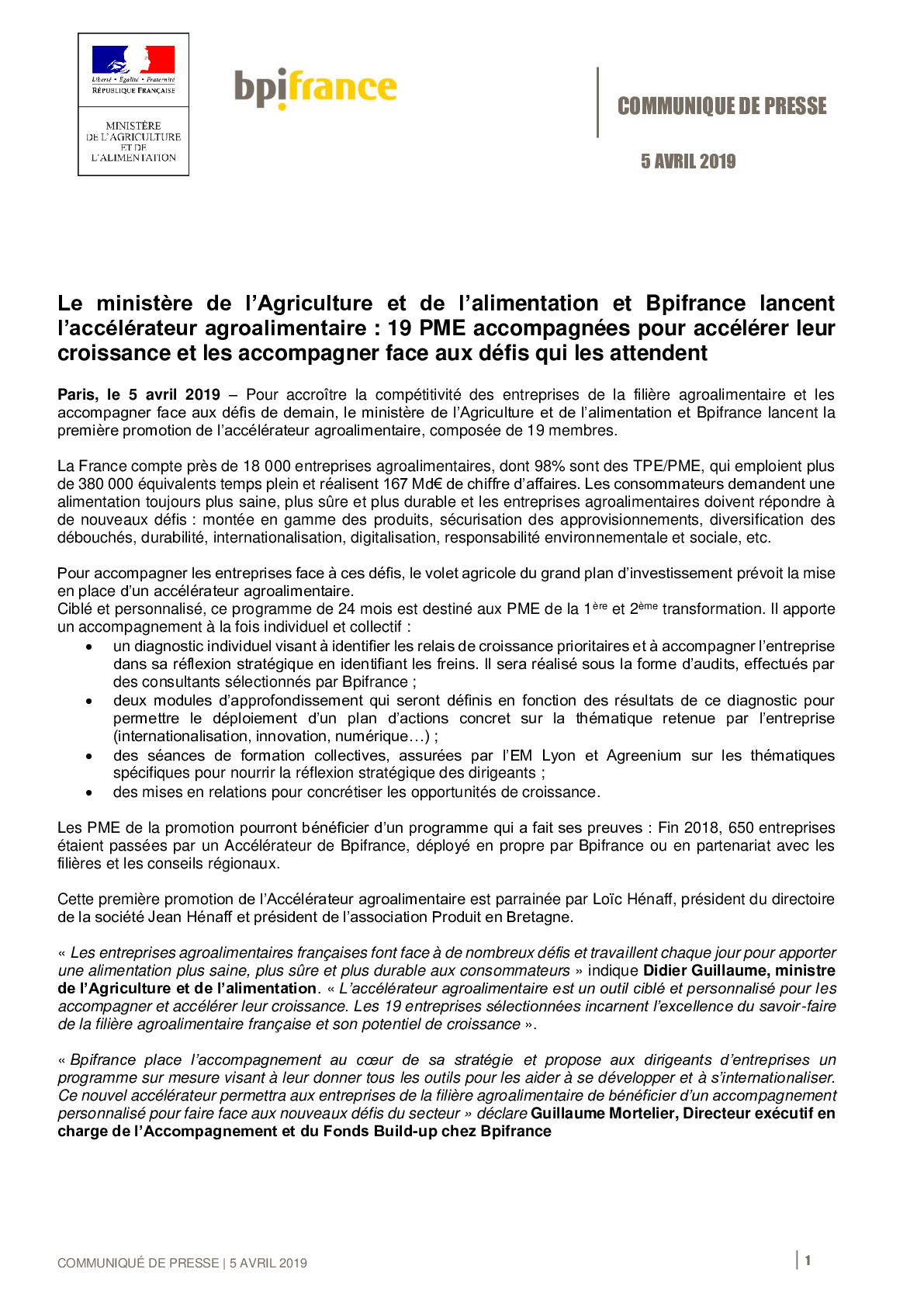 2019 04 05 – CP Lancement Accelerateur Agro 2-pdf