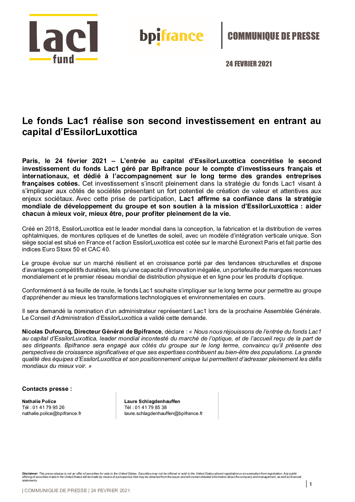 2021-02 24 CP Bpifrance – Lac1 entre au capital dEssilorLuxottica-pdf