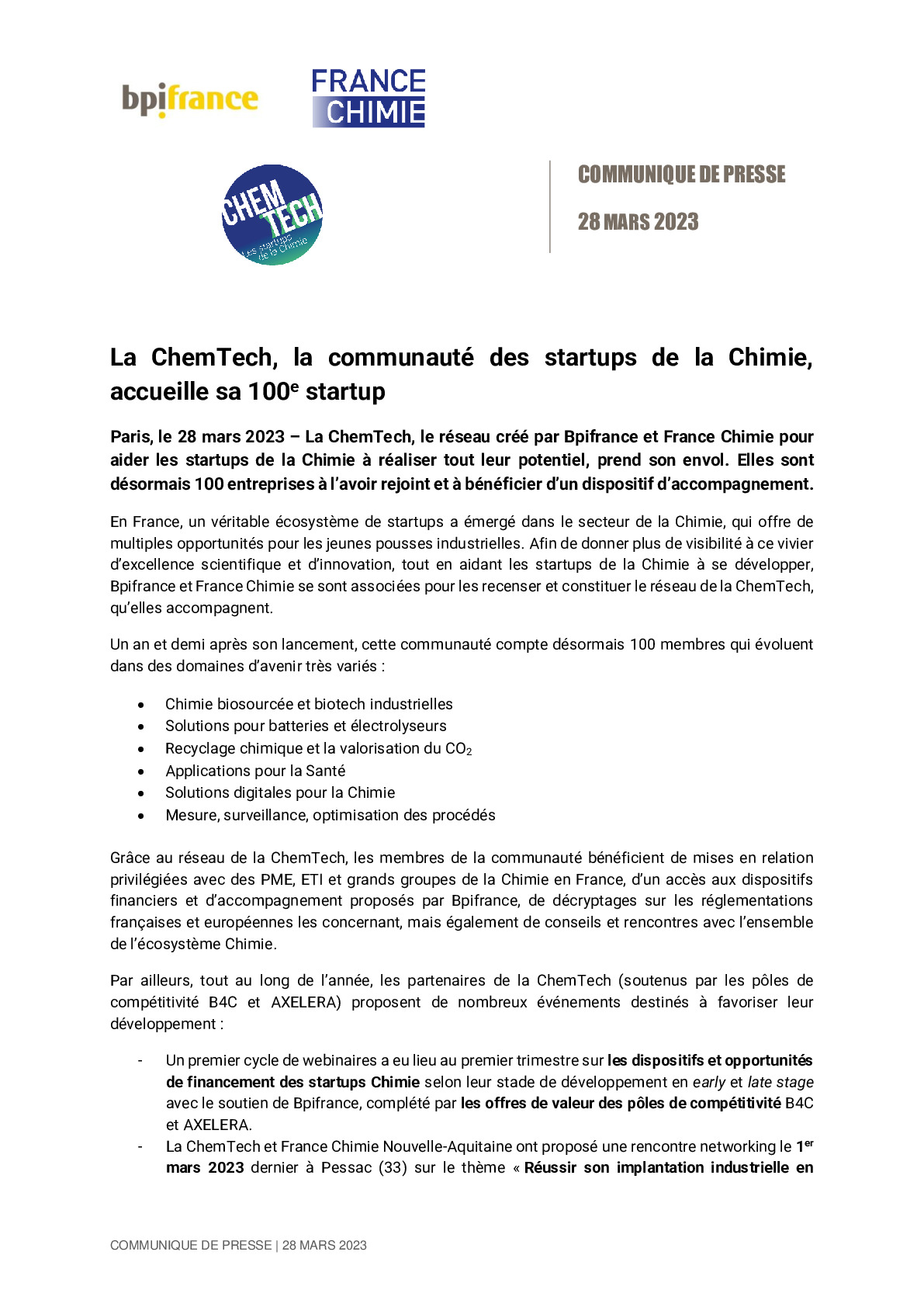 2023 03 28 – CP Chemtech – Arrivée de la 100ème start-ups-pdf