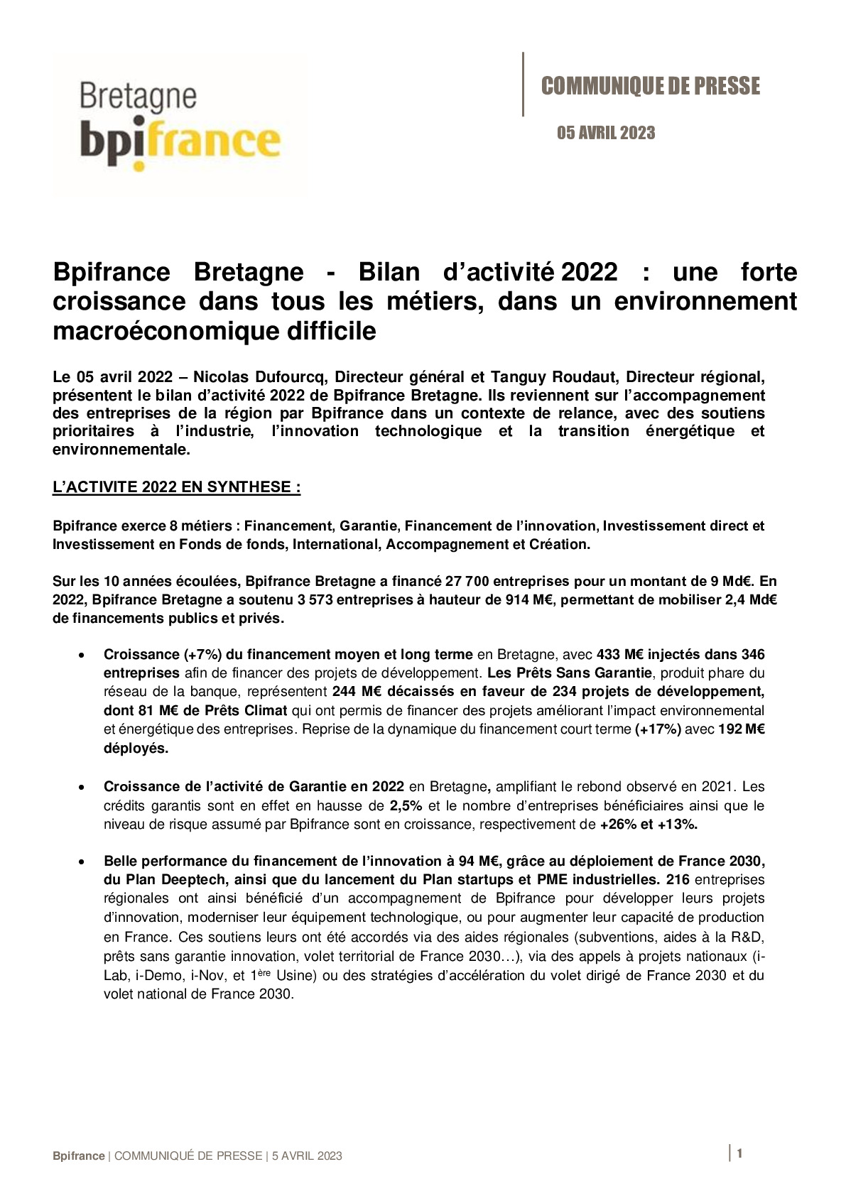 2023 04 05 – CP Bilan d’activité 2022 Bpifrance Bretagne-pdf