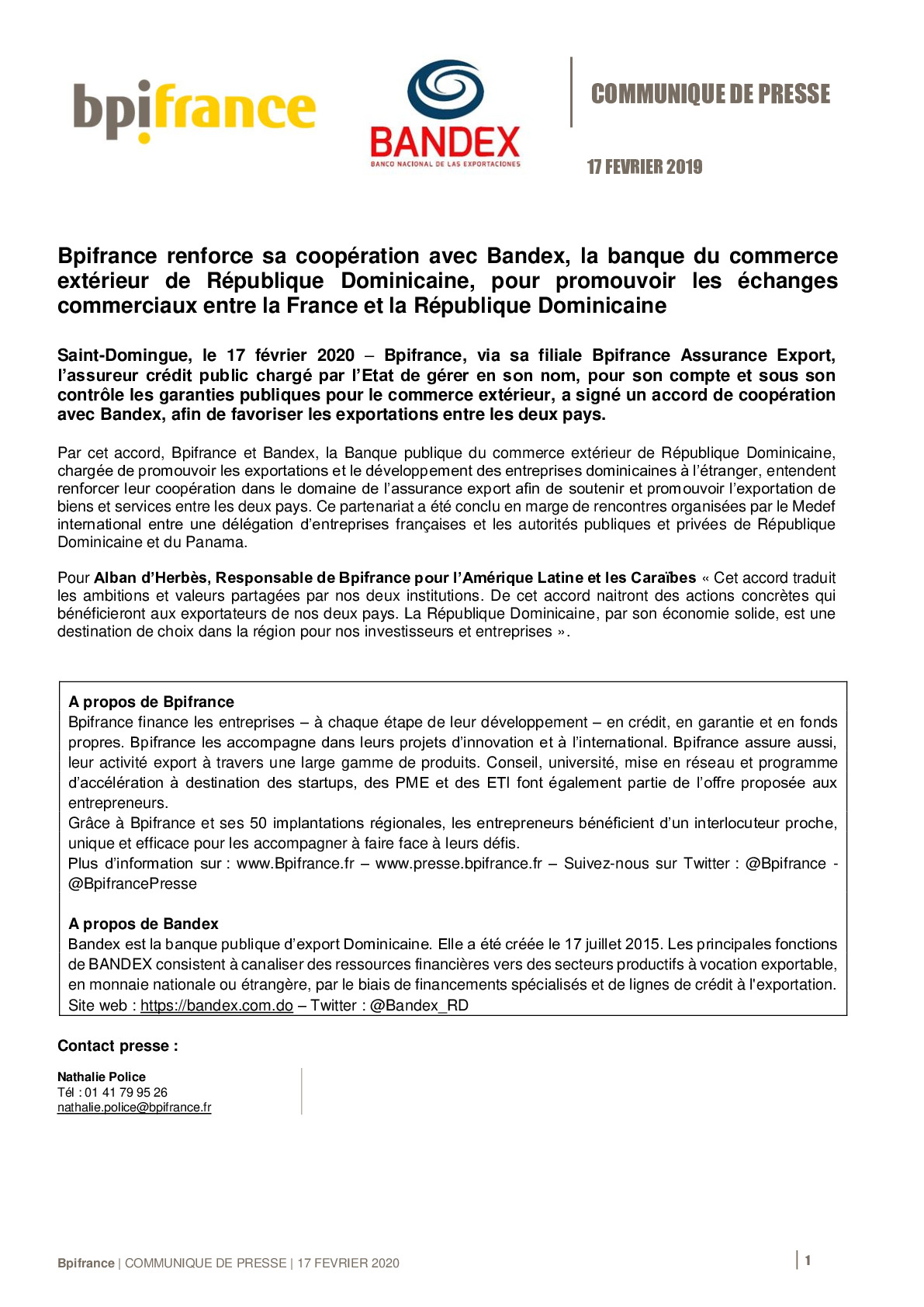 2020 02 17 – CP Bpifrance partenariat Bandex -pdf