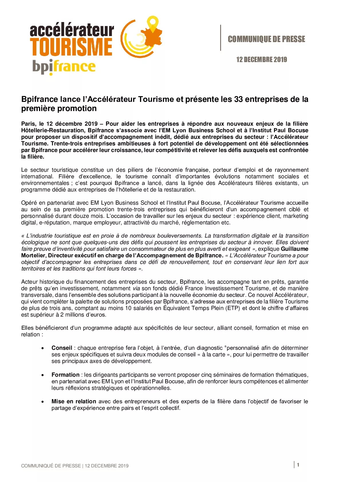 2019 12 11 – CP Accelerateur Tourisme -pdf