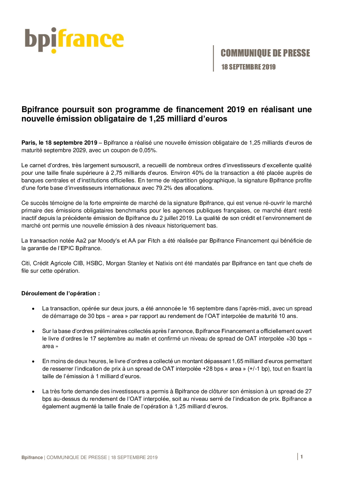 2019 09 18 – CP Emission Obligataire Bpifrance-pdf