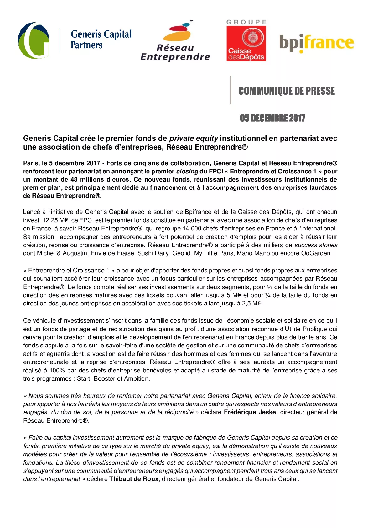 20171205 CP Bpifrance-Generis Entreprendre et croissance-pdf